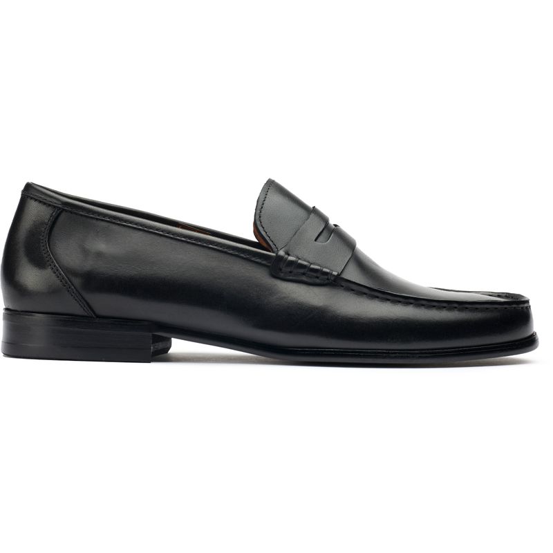 Sole Mens Reg Penny Loafer Loafers Shoes Black