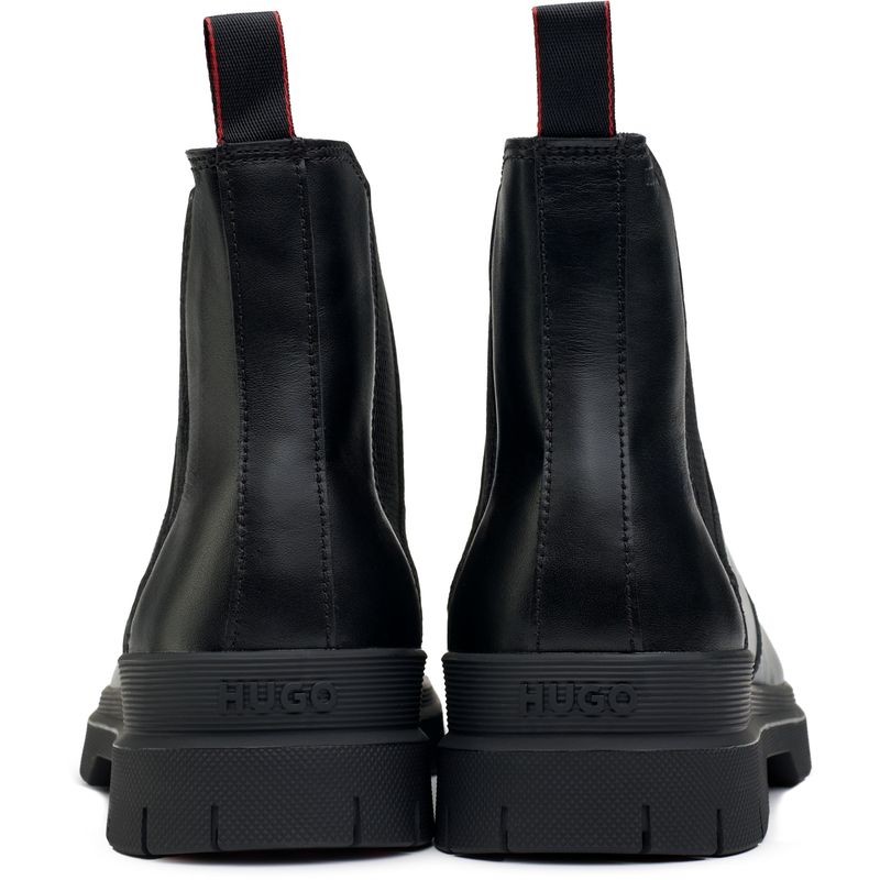 HUGO Men\'s Ryan Chelsea Boots in Medium Grey size 9 HUGO Chelsea boots RYAN in gray main image 3