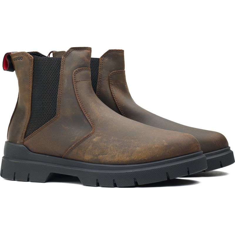 Hugo Mens Ryan Chelsea Boots Brown | eBay display picture 1