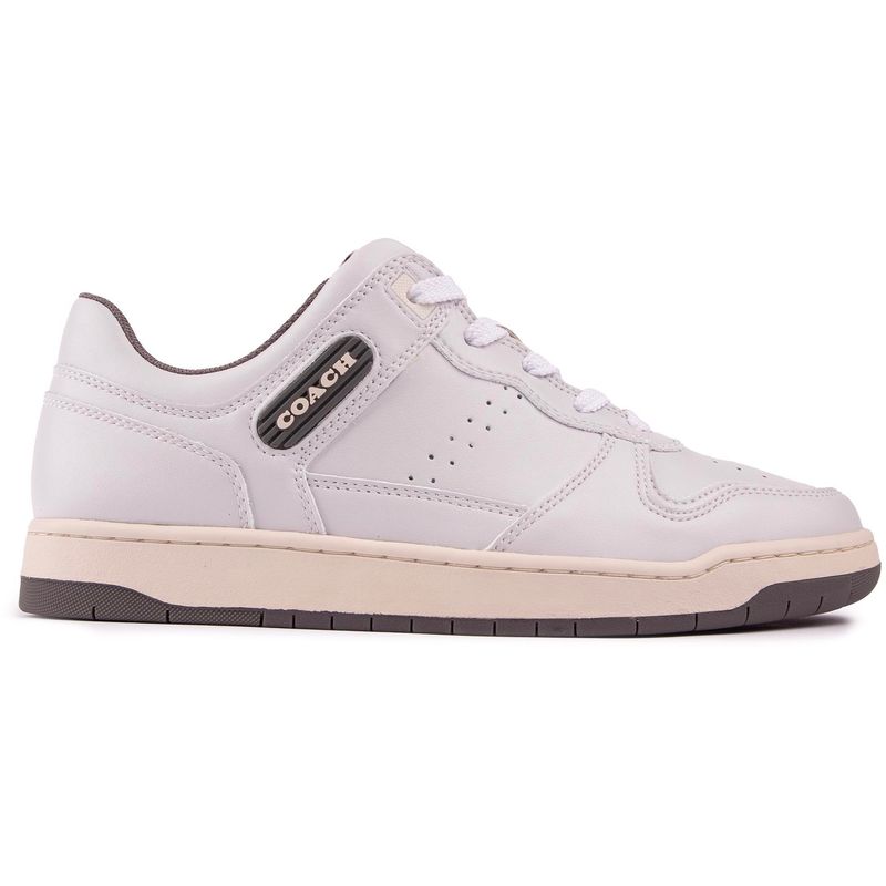 Pre-owned Coach Damen Multi Signature Tennisschuhe Weiss