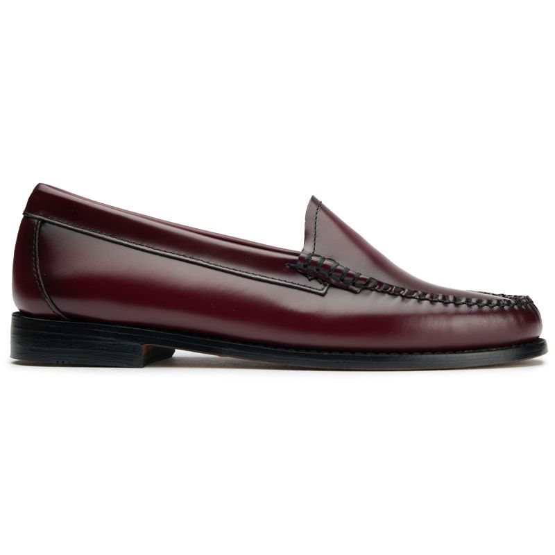 G.H.Bass Womens Weejun Whitney Venetian Loafers Shoes Maroon