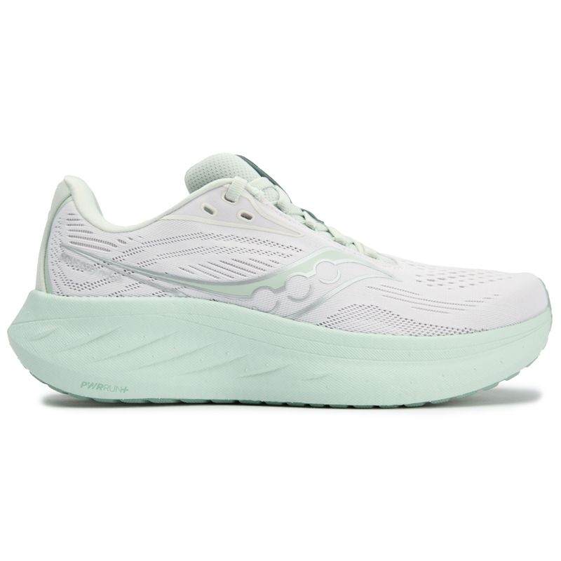 Saucony Womens Ride 18 Performance Sneakers Grey