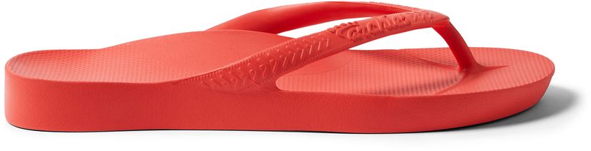 Womens Archies Arch Support Flip Flop Sandals In Red | Soletrader