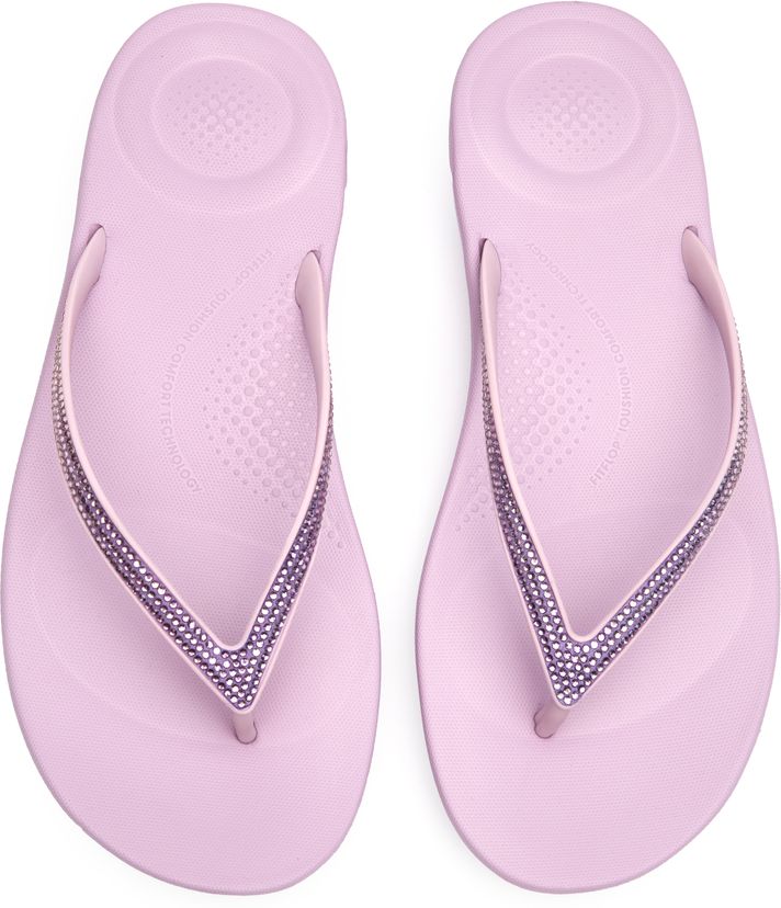 FitFlop Iqushion Sparkle Flip Flops Sandals - Midnight Navy