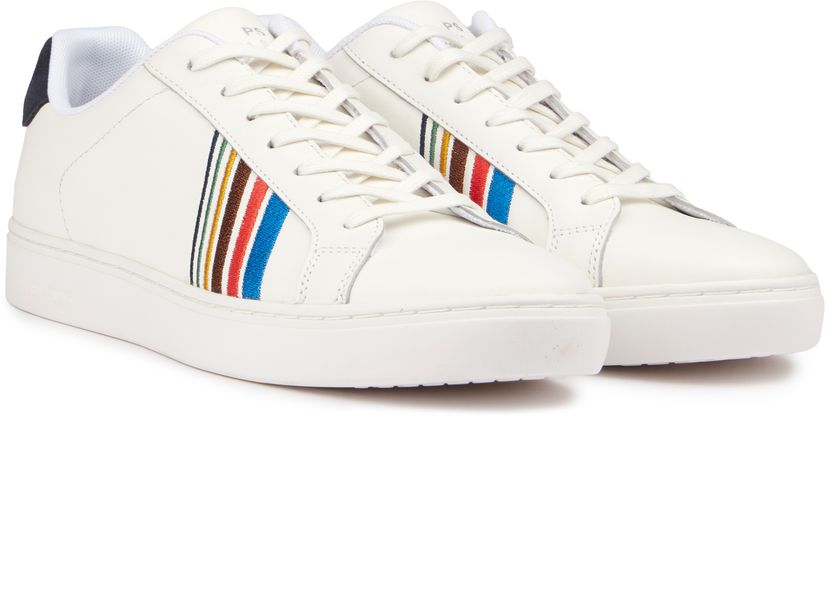 Mens Paul Smith Rex Trainers In White | Soletrader