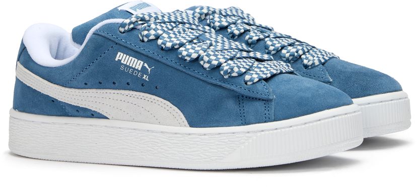 Womens Puma Suede XL Lace Trainers In Blue | Soletrader