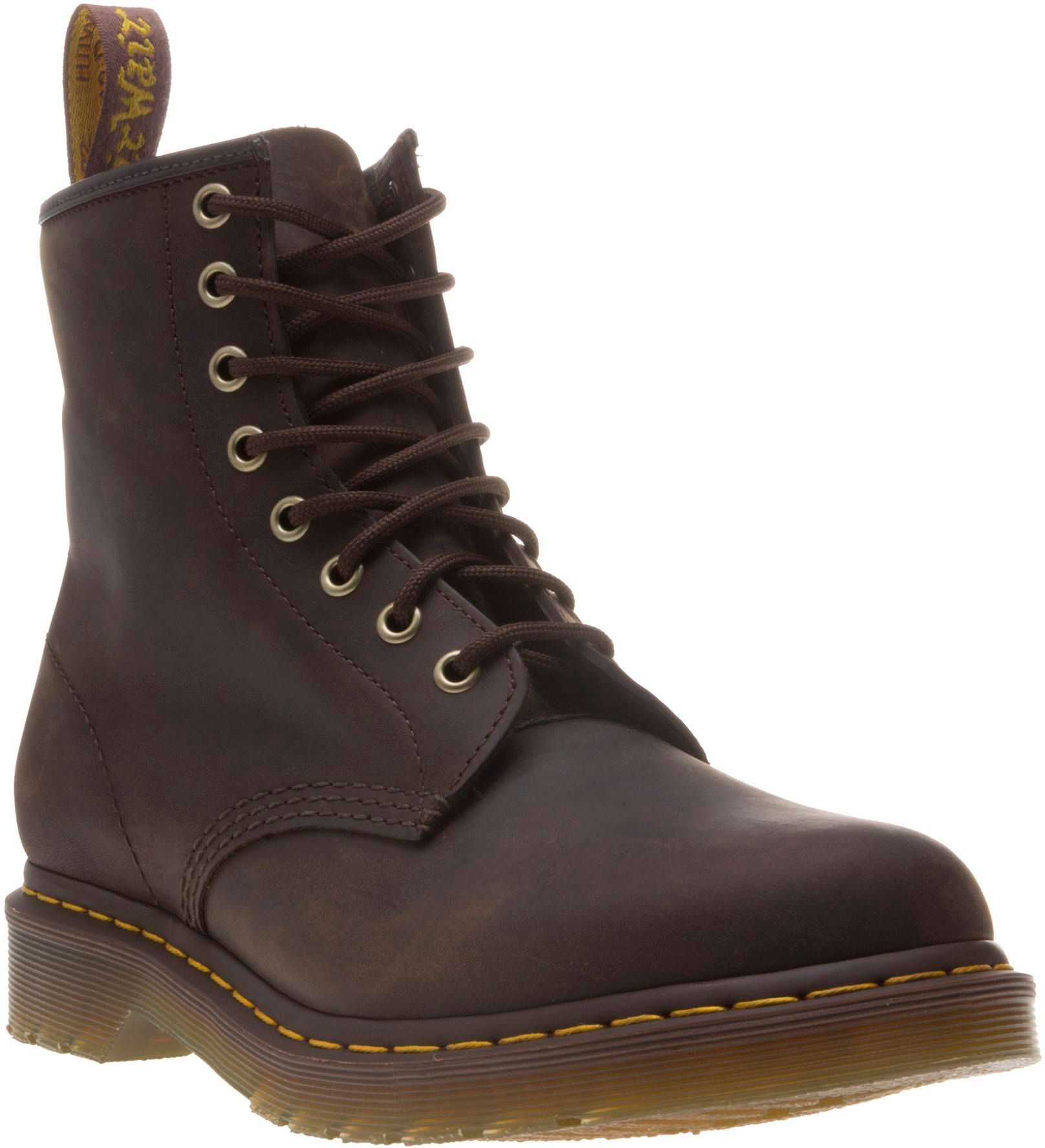 Mens Dr Martens 1460 Boots In Gaucho Crazy Horse Soletrader