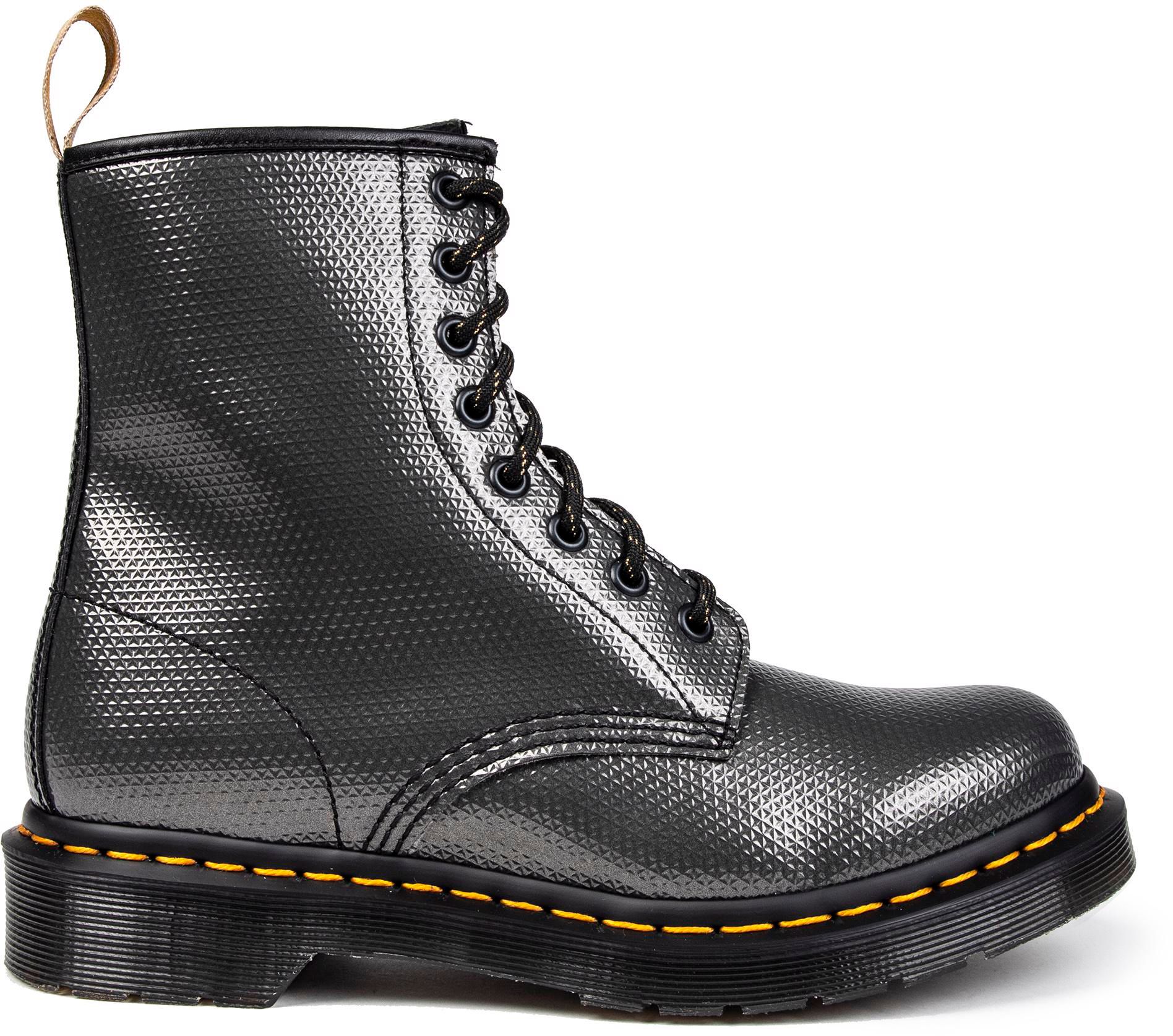 Womens Dr Martens Vegan 1460 Boots In Gunmetal Grey Soletrader