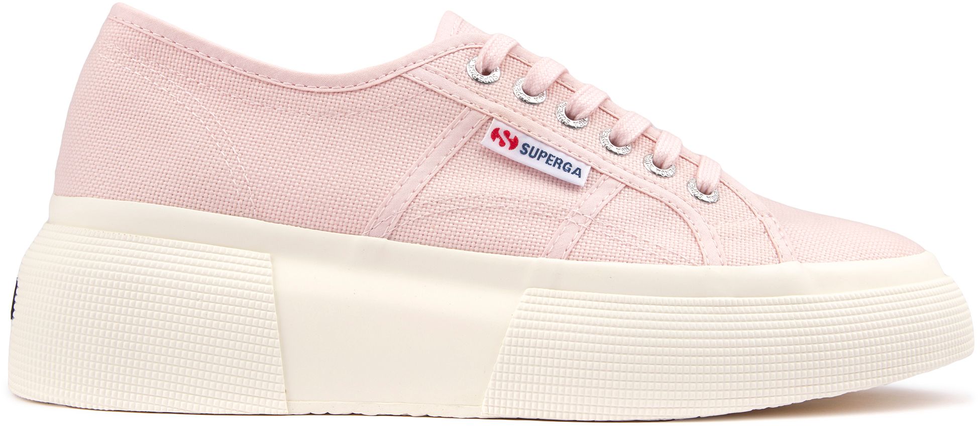 Womens Superga 2287 Bubble Trainers In Pink Ish Soletrader