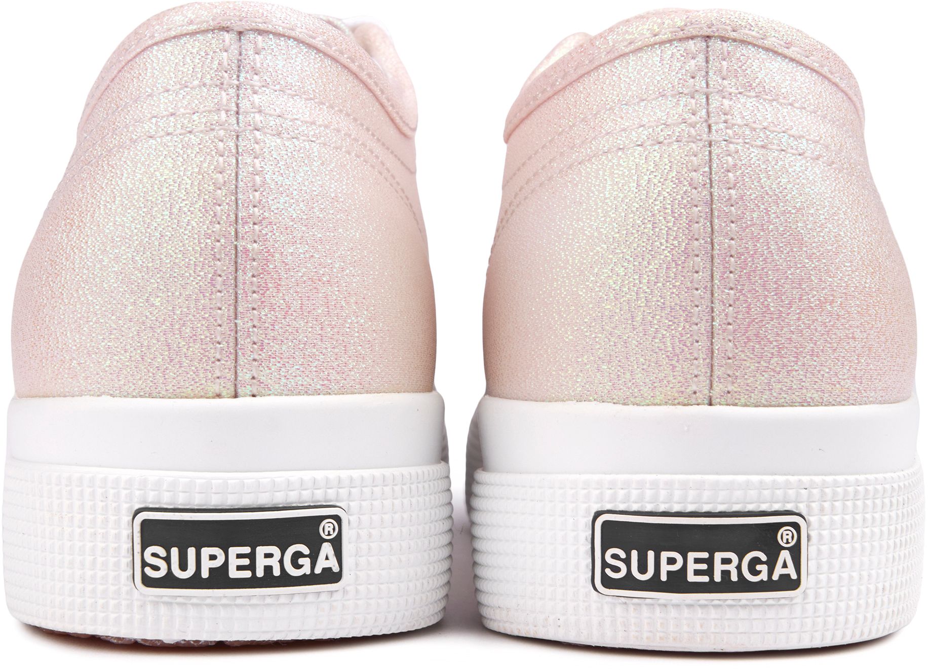 Gold fashion lame superga