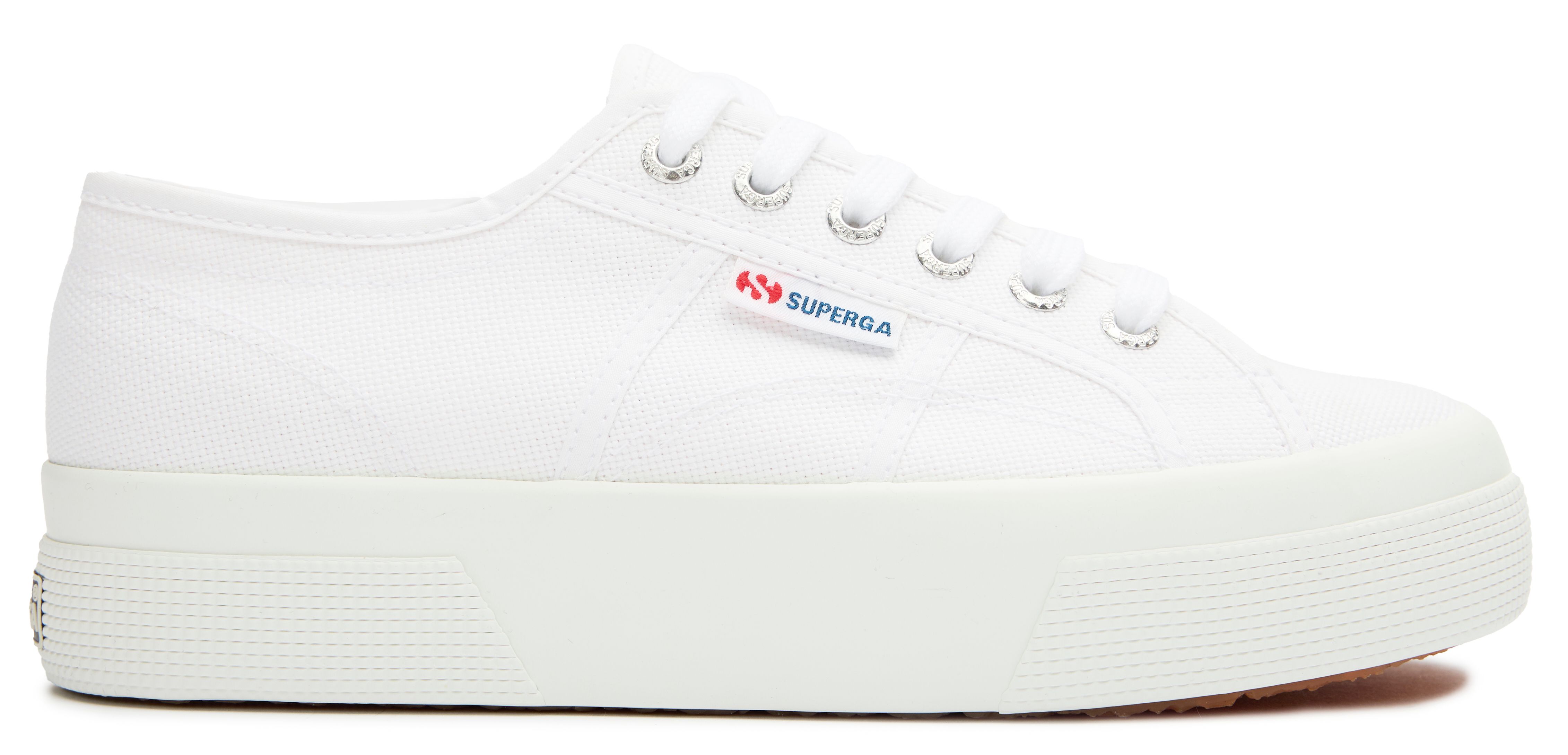 Womens Superga 2740 Platform Sneakers In White | Soletrader