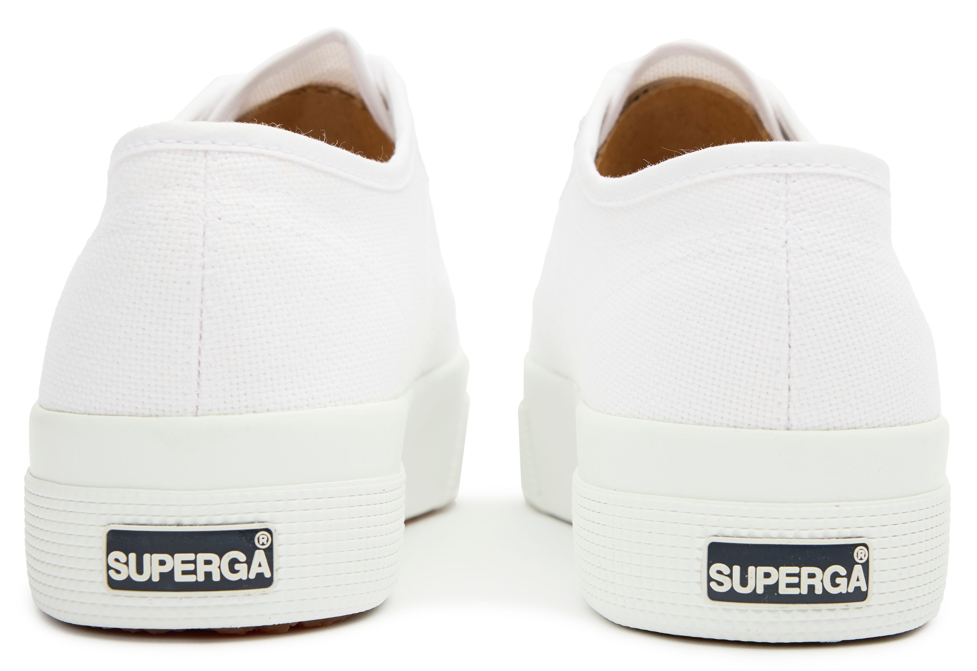 Womens Superga 2740 Platform Sneakers In White | Soletrader