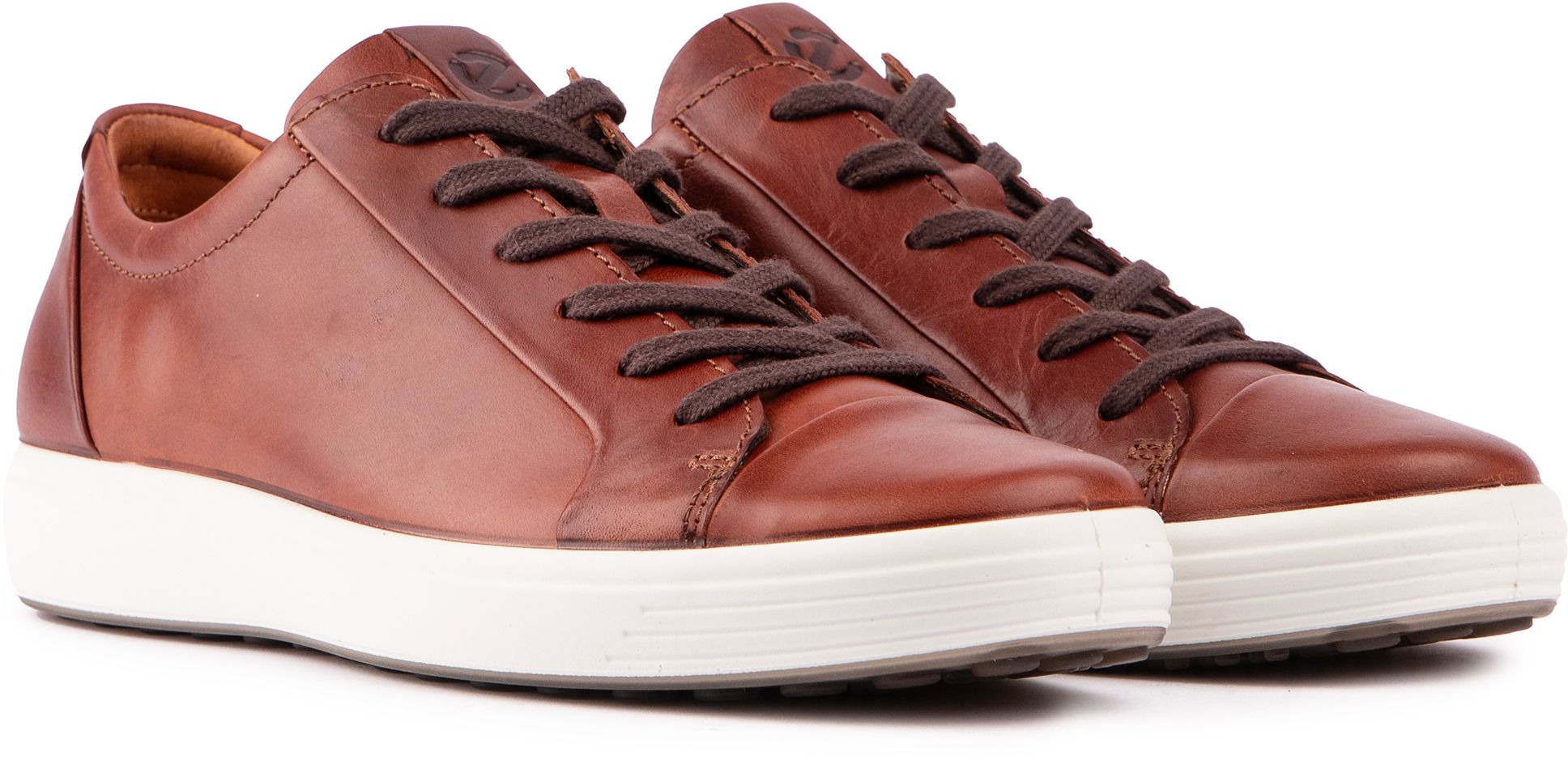 Ecco leather trainers hotsell