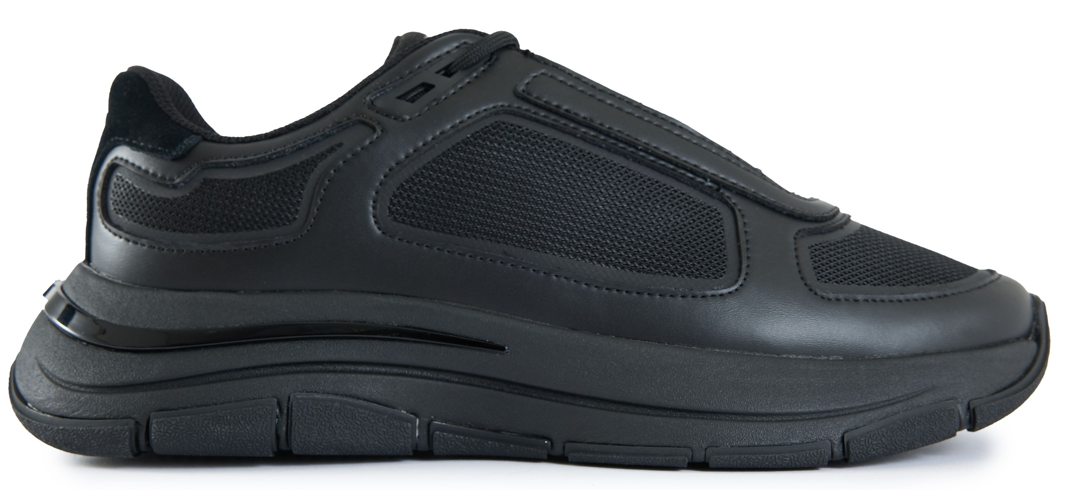 SOLEMOOD ソルムッド ブラック Mens Mallet Alton Black Out Sneakers In Black | Soletrader