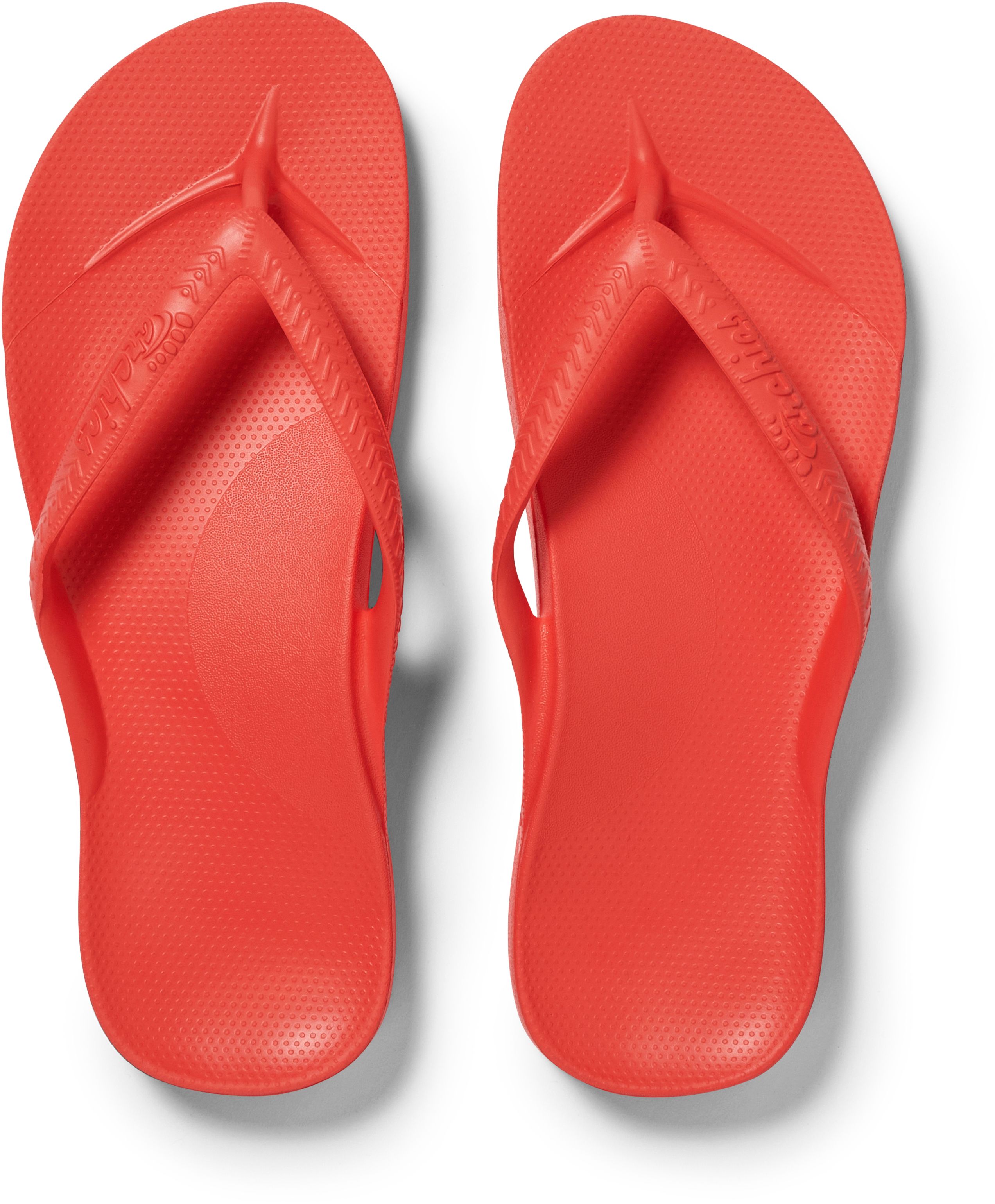 Womens Archies Arch Support Flip Flop Sandals In Red Soletrader