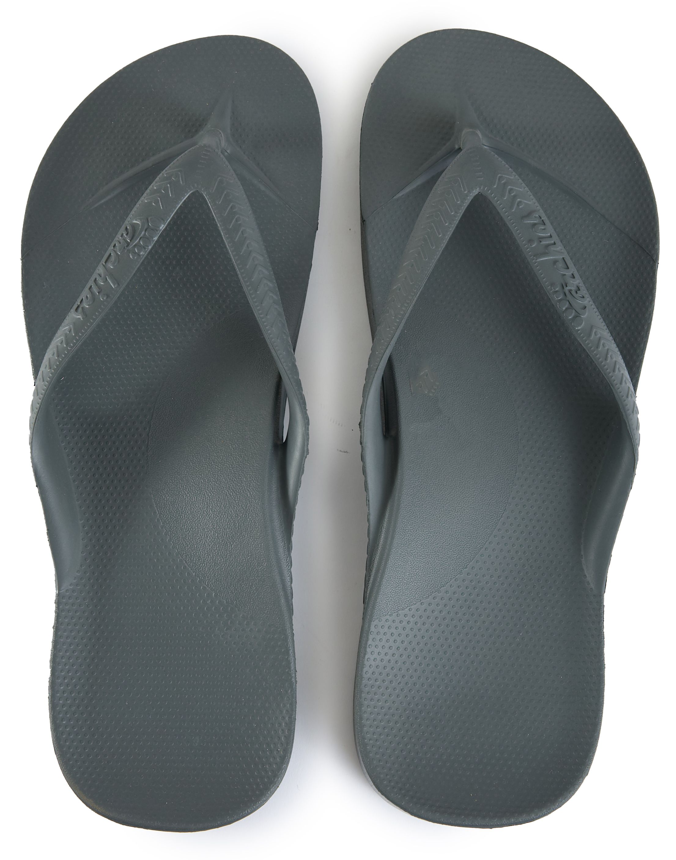 Mens Archies Arch Support Recovery Sandals In Charcoal Grey  display picture 2