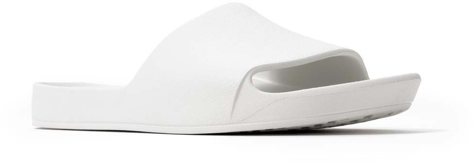 Mens Archies Arch Support Slide Sandals In White | Soletrader display picture 2