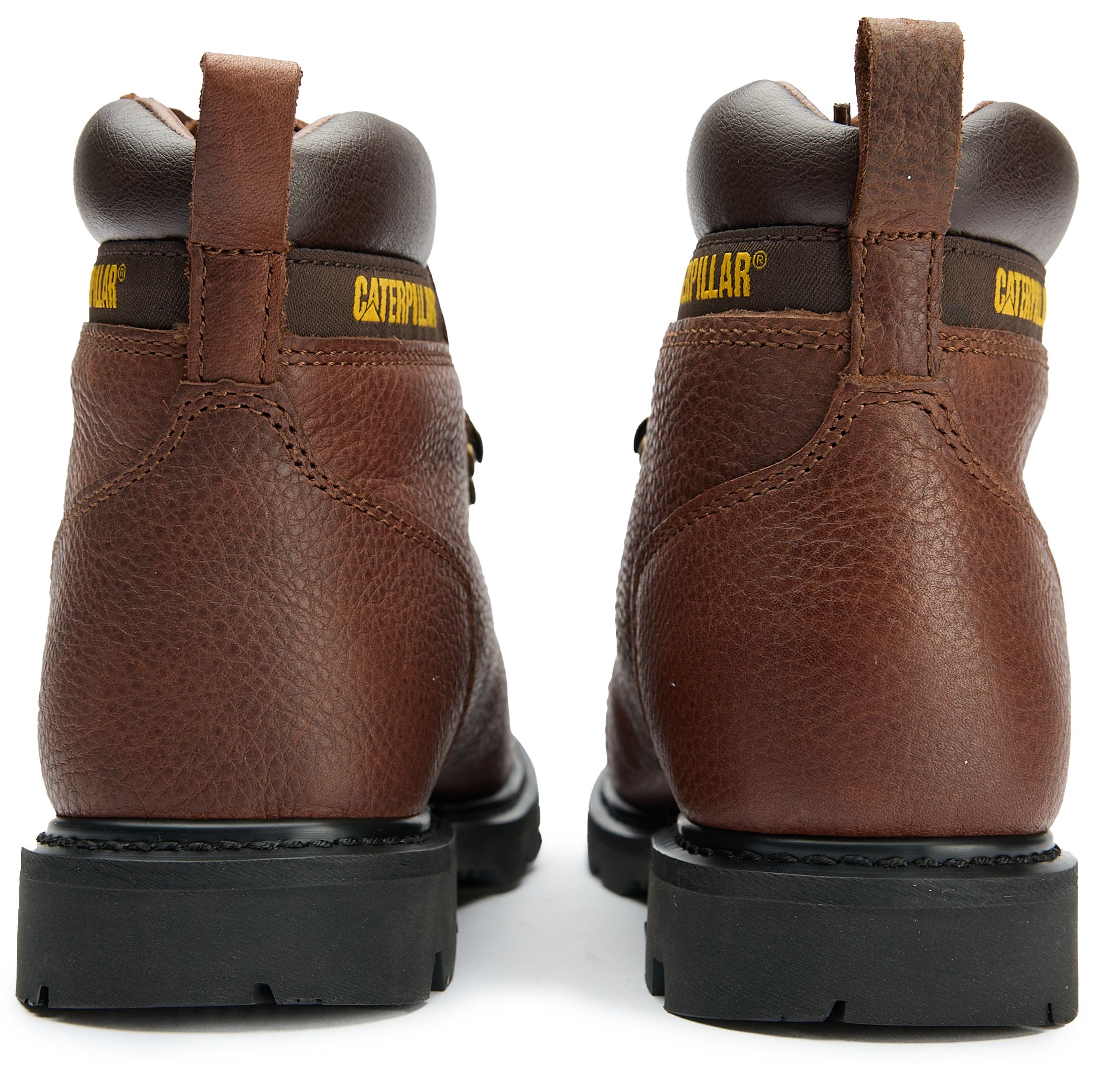 Caterpillar Brown Leather Boots with Rugged Sole Male Caterpillar Caterpillar CT90977 Resorption, Men main image 3