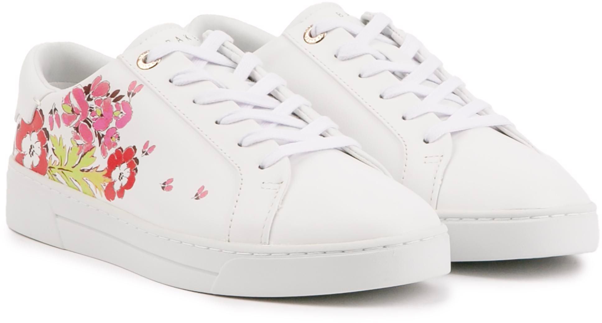 Womens Ted Baker Artell Trainers In White Soletrader