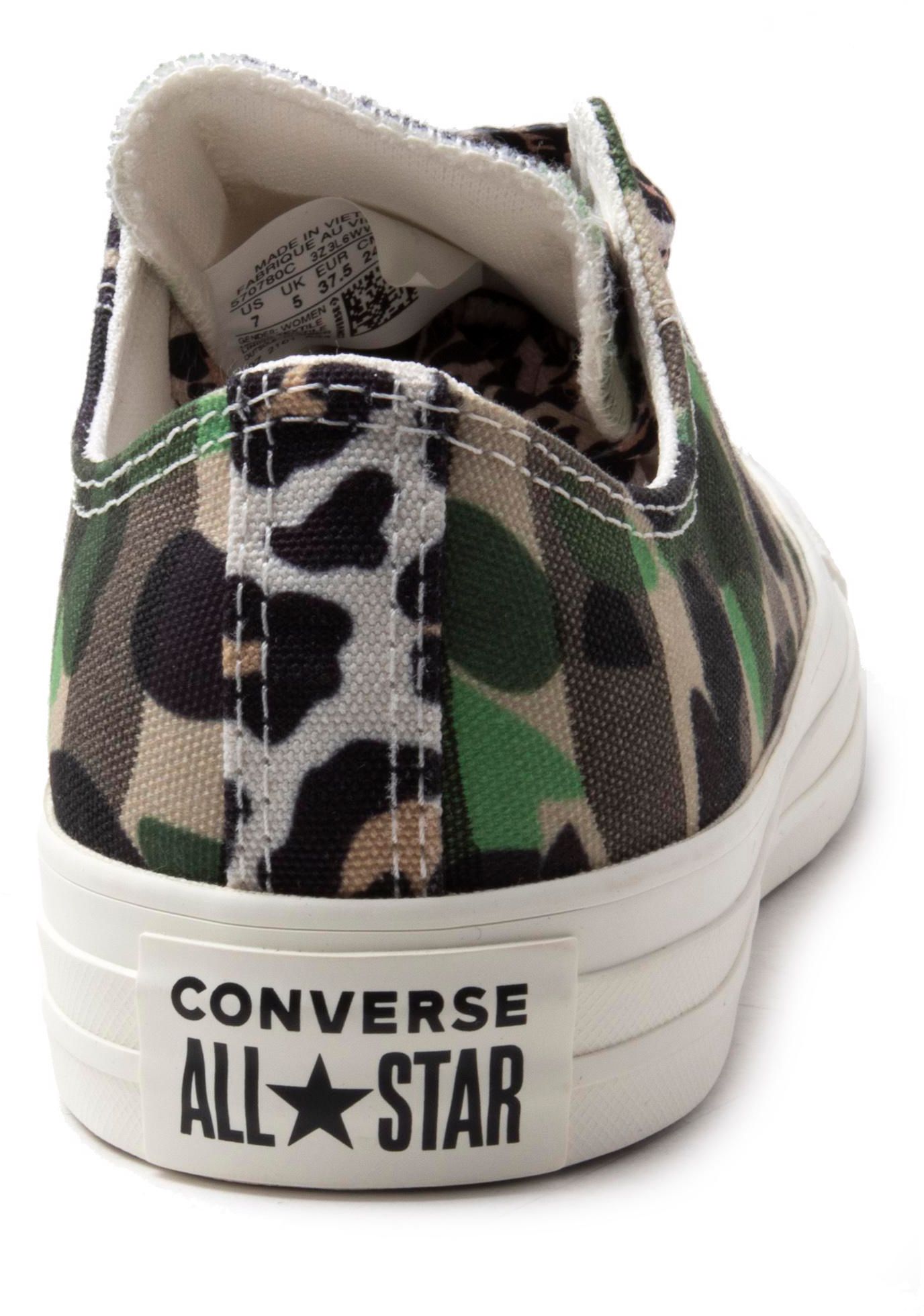 Womens Converse Chuck Taylor All Star Ox Sneakers In Camo Soletrader