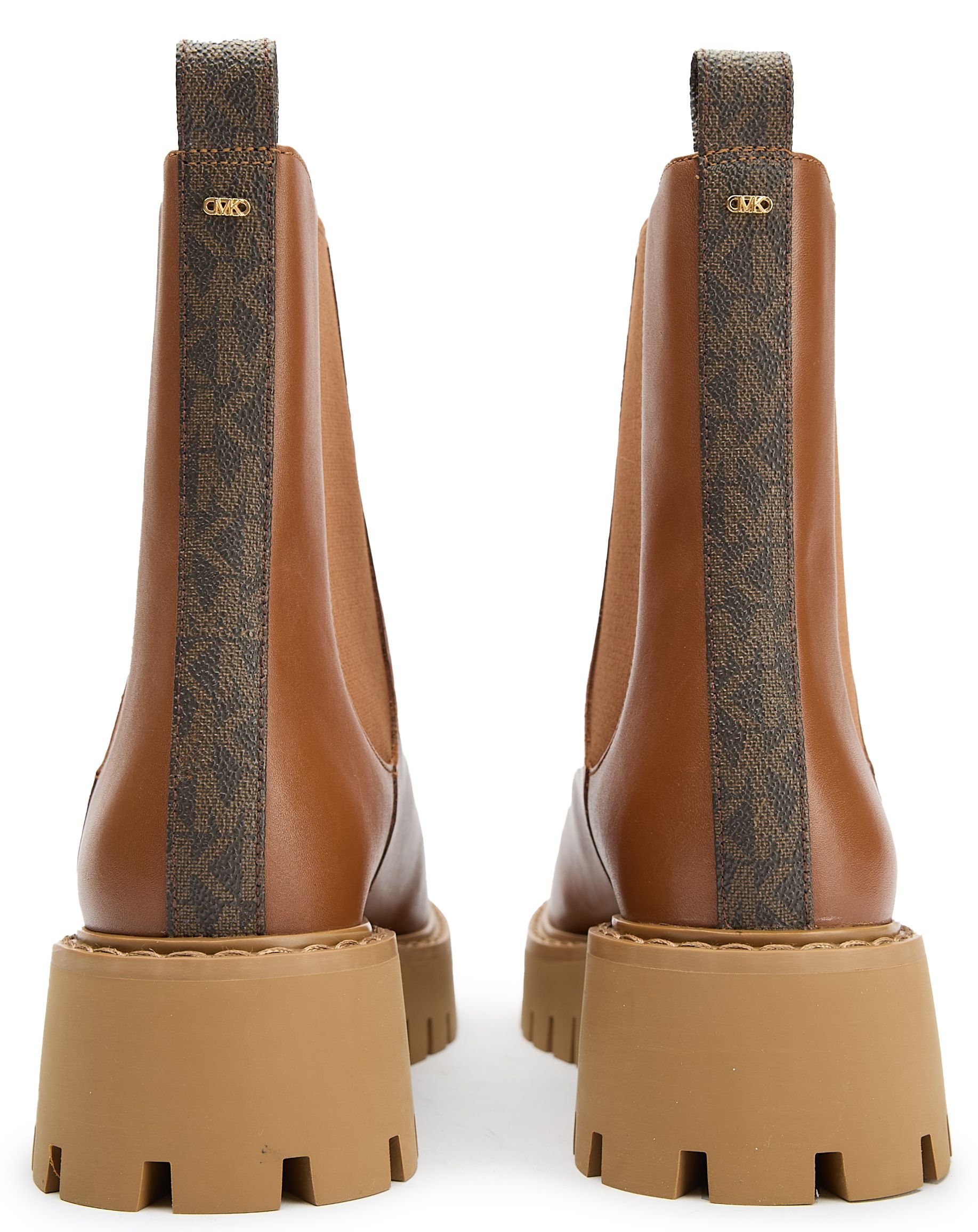 Womens Michael Kors Asher Flat Bootie Boots In Brown | Soletrader