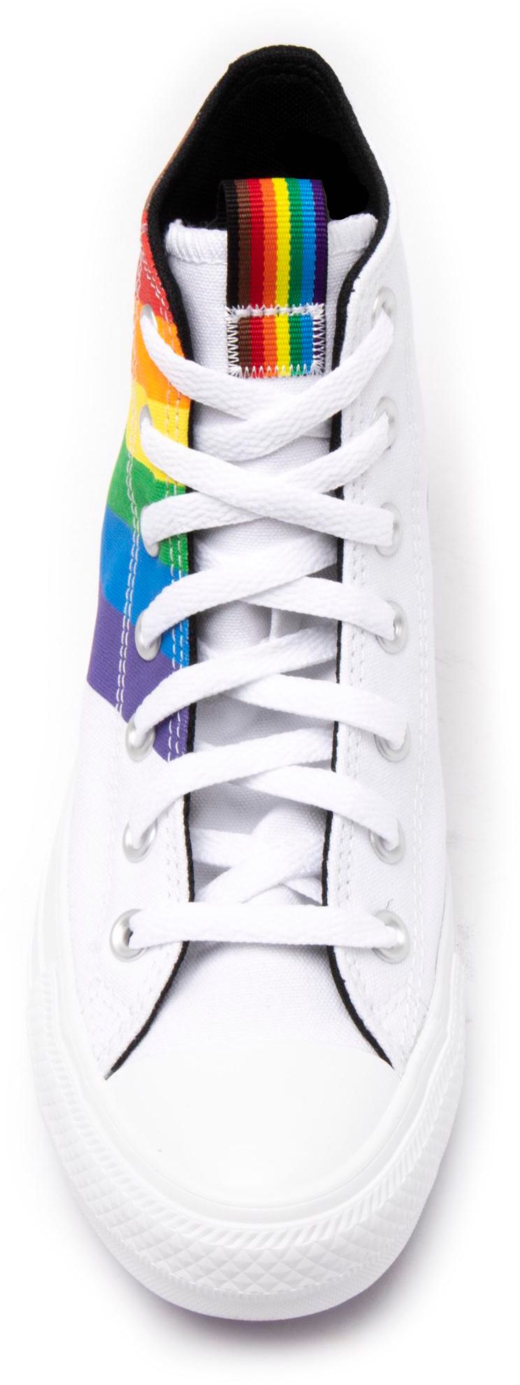 Converse CTAS Hi top Pride Unisex White Multi Sneakers Shoes M11.5 W13.5 NEW