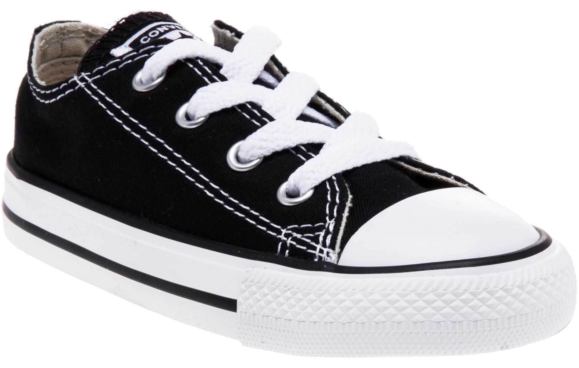 Infants Converse All Star Ox Trainers Infants In Black Soletrader