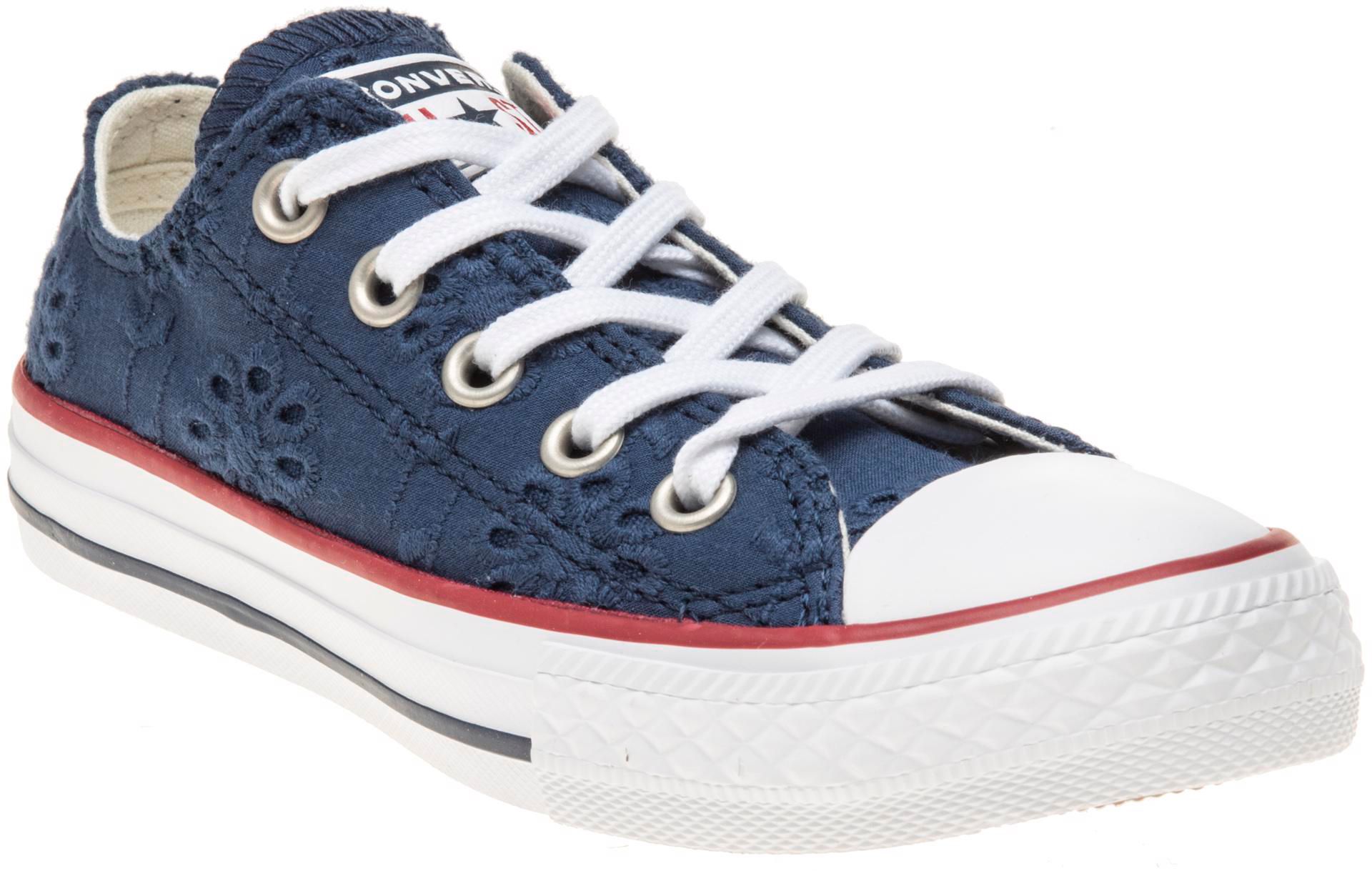 Infants Converse All Star Ox Trainers Infants In Navy Garnet Midnight Navy Soletrader