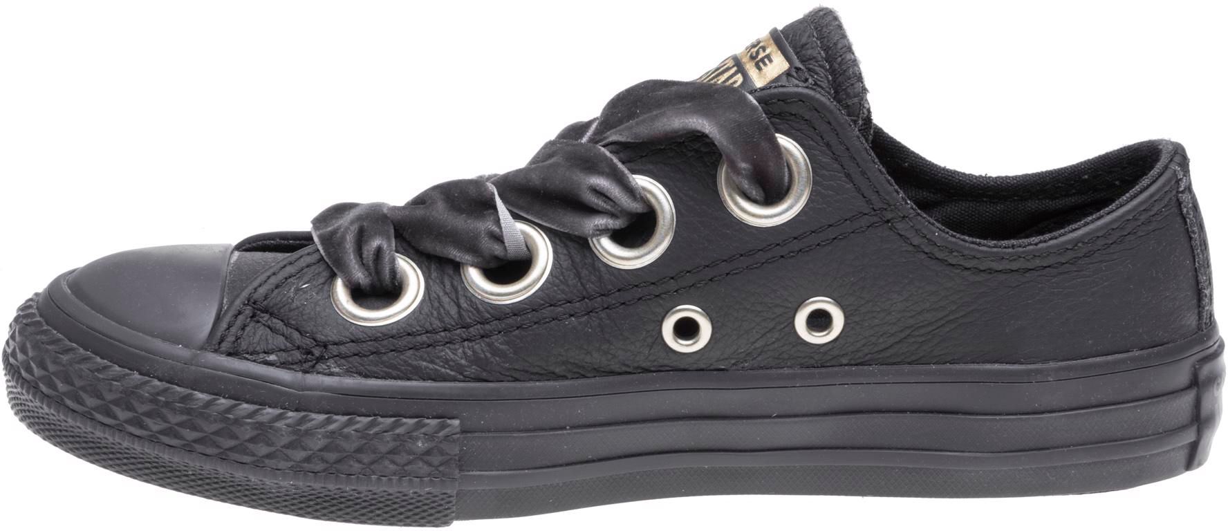 Infants Converse Ctas Big Eyelets Ox Sneakers Infants In Almost Black Soletrader