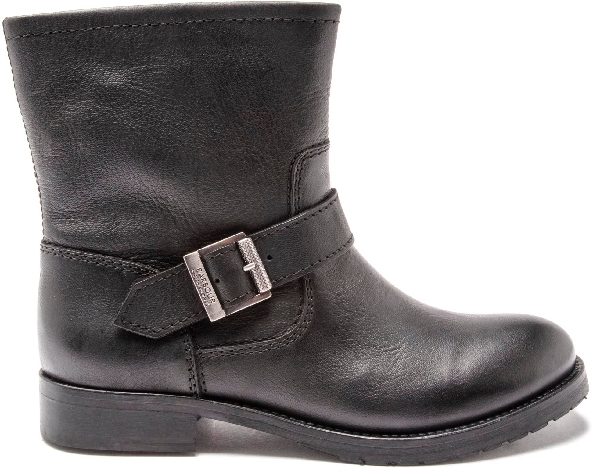 Womens Barbour Baja Boots In Black Soletrader