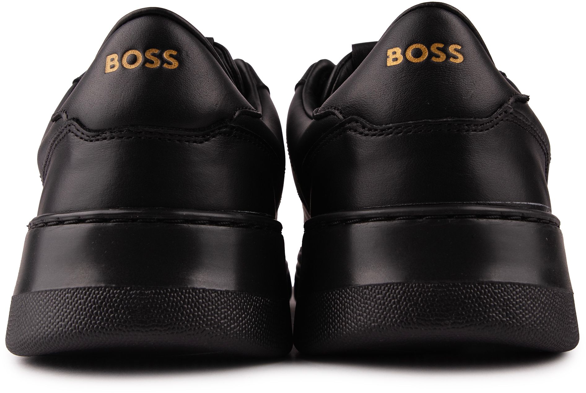 【Hugo Boss】BALTIMORE TENNIS STYLE スニーカー BLACK Mens Boss Baltimore Sneakers In Black | Soletrader