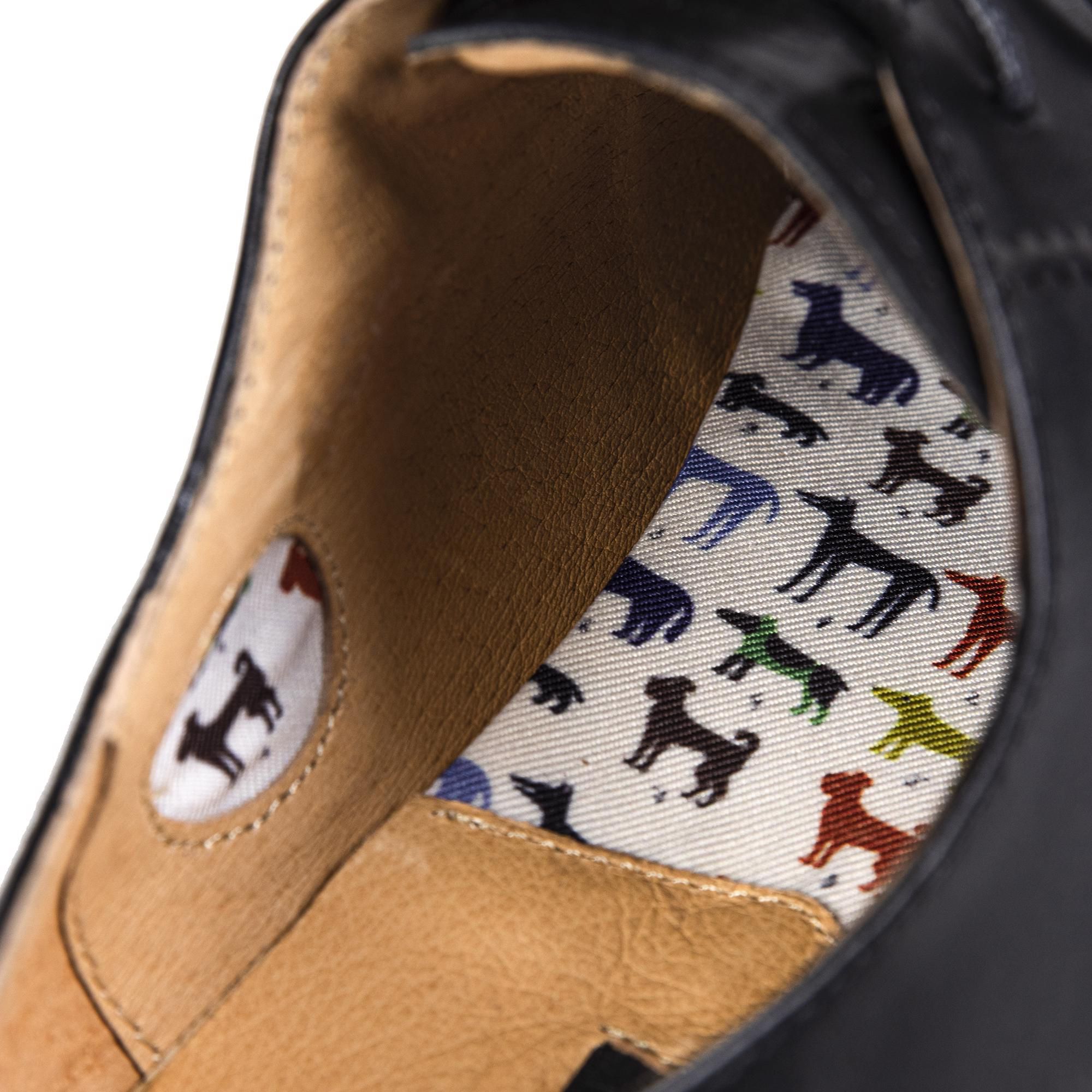 SIMON CARTER BEAGLE WINGTIP SHOE 44 (MENS800 Mens Simon Carter Beagle Shoes In Black | Soletrader main image 2