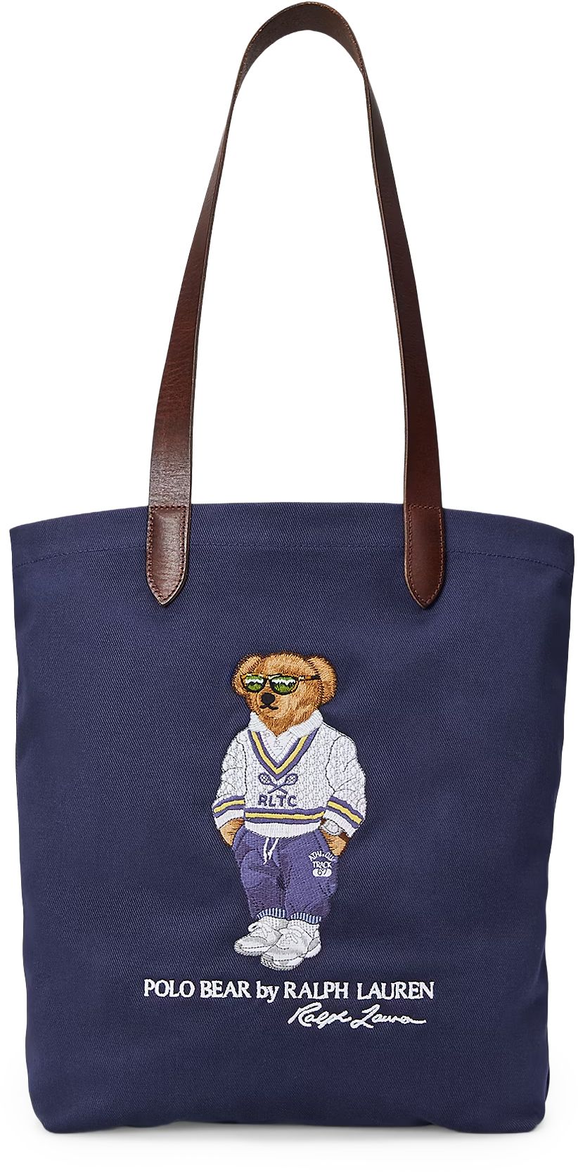 Mens Womens Ralph Lauren Bear Tote Bag In Blue Soletrader