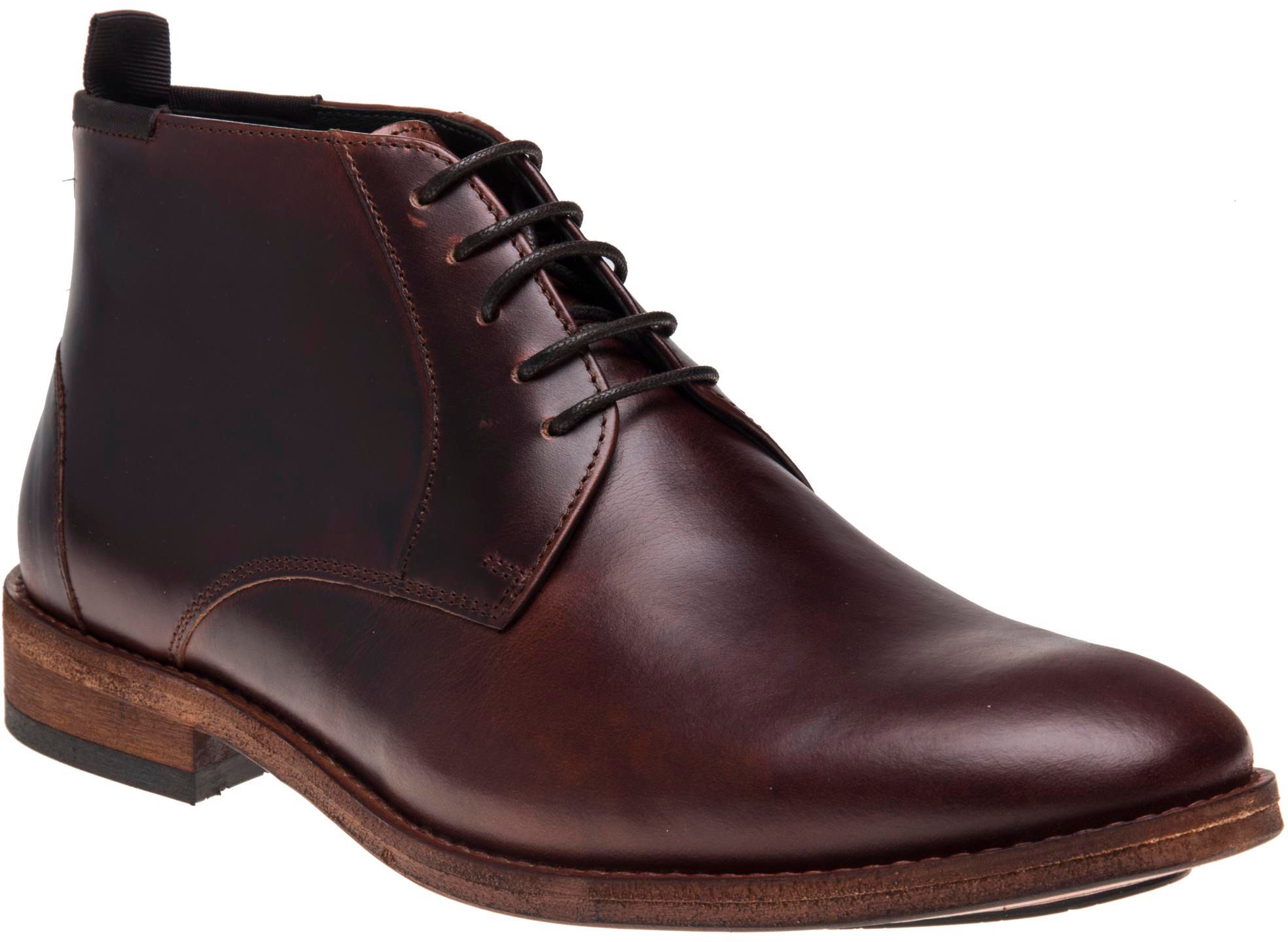 Mens Barbour Benwell Boots In Mahogany Soletrader