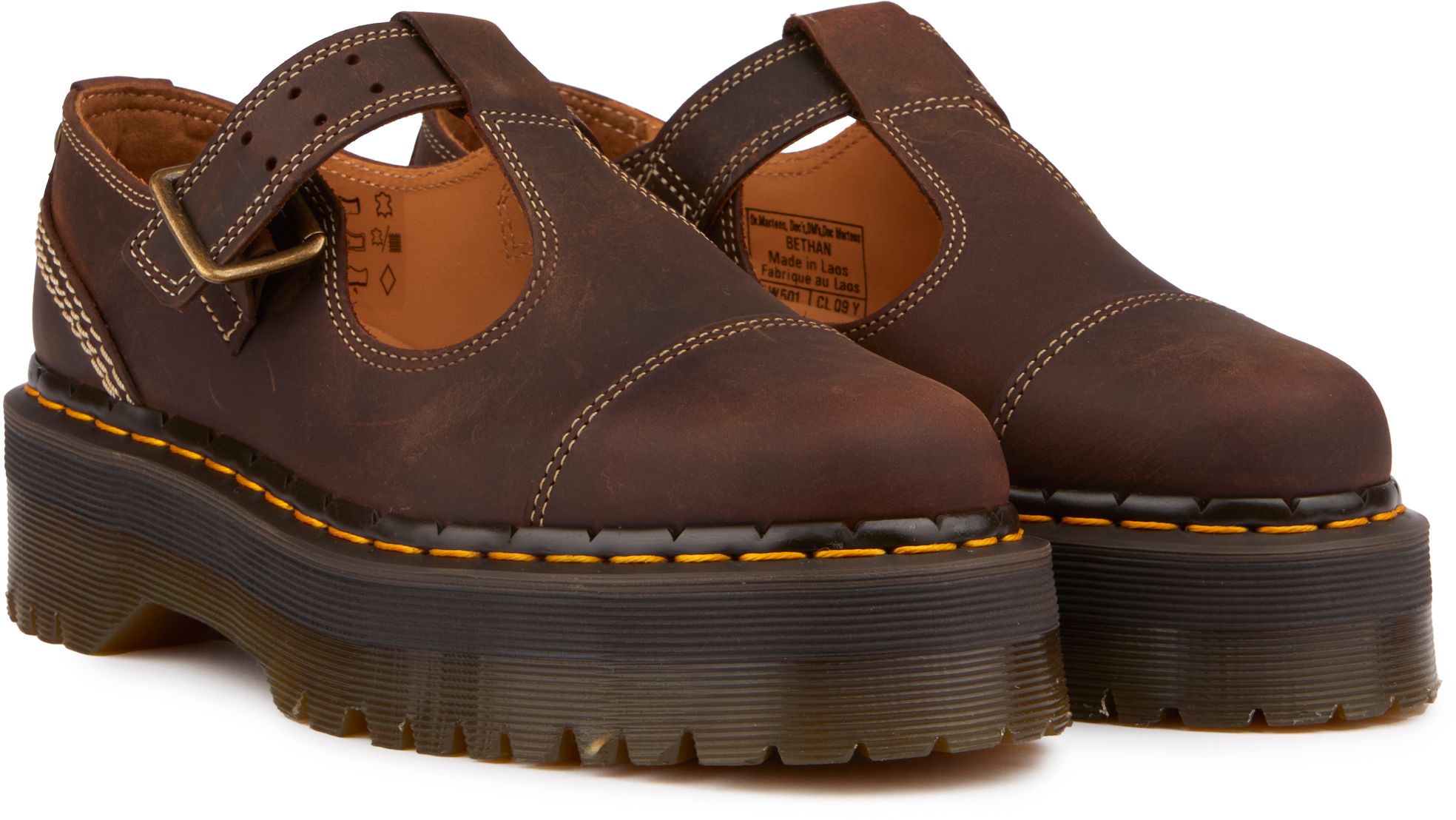 Womens Dr Martens Bethan Shoes In Brown Soletrader