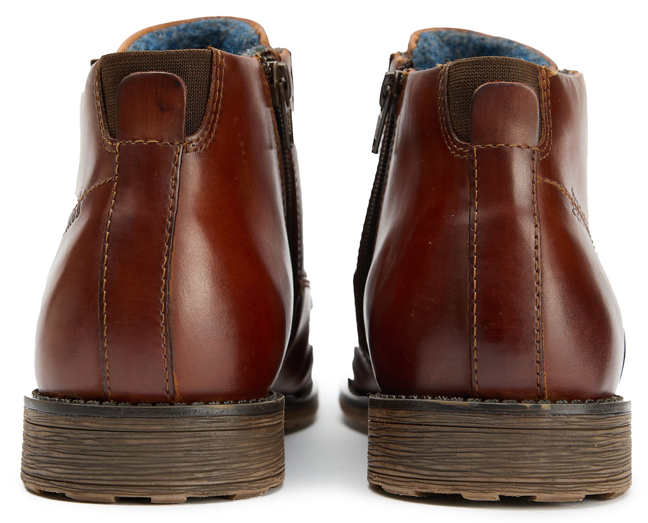 Mens Bugatti Ankle Boots In Brown | Soletrader display picture 1