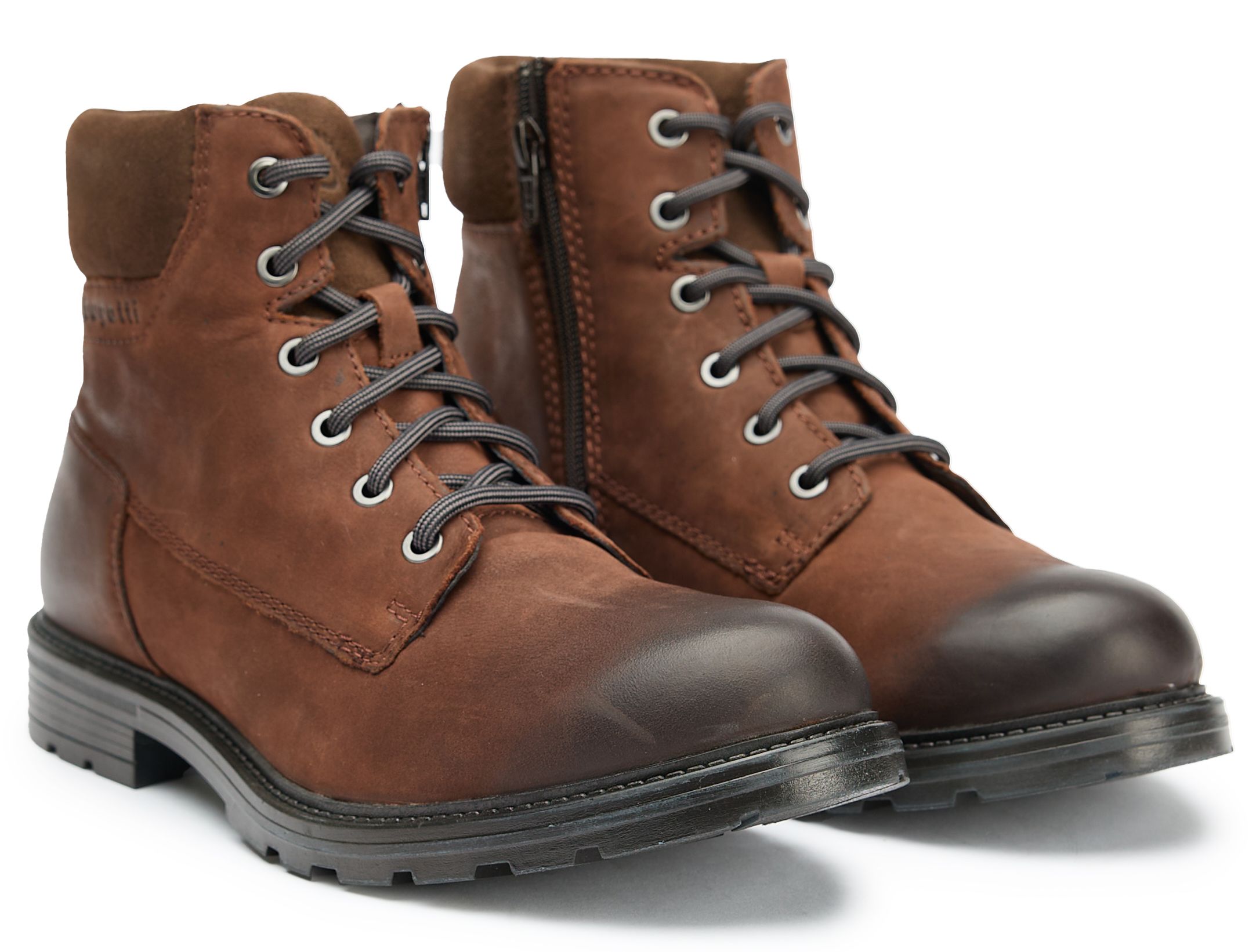 Bugatti Brown Leather Boots Mens 11 Eur 44 Comfort Ankle Chukka Sherpa Lined Mens Bugatti Ankle Boots In Brown | Soletrader main image 3