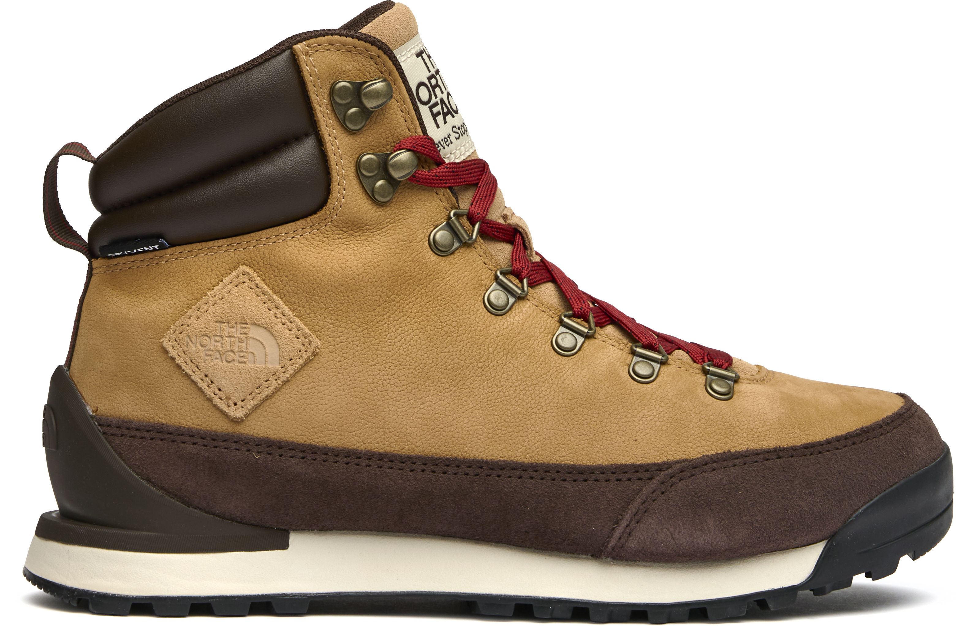 The North Face Back to Berkeley Insulated Waterproof Boots - Brown & Red Size 12 The North Face Back-To-Berkeley IV Leather  main image 2