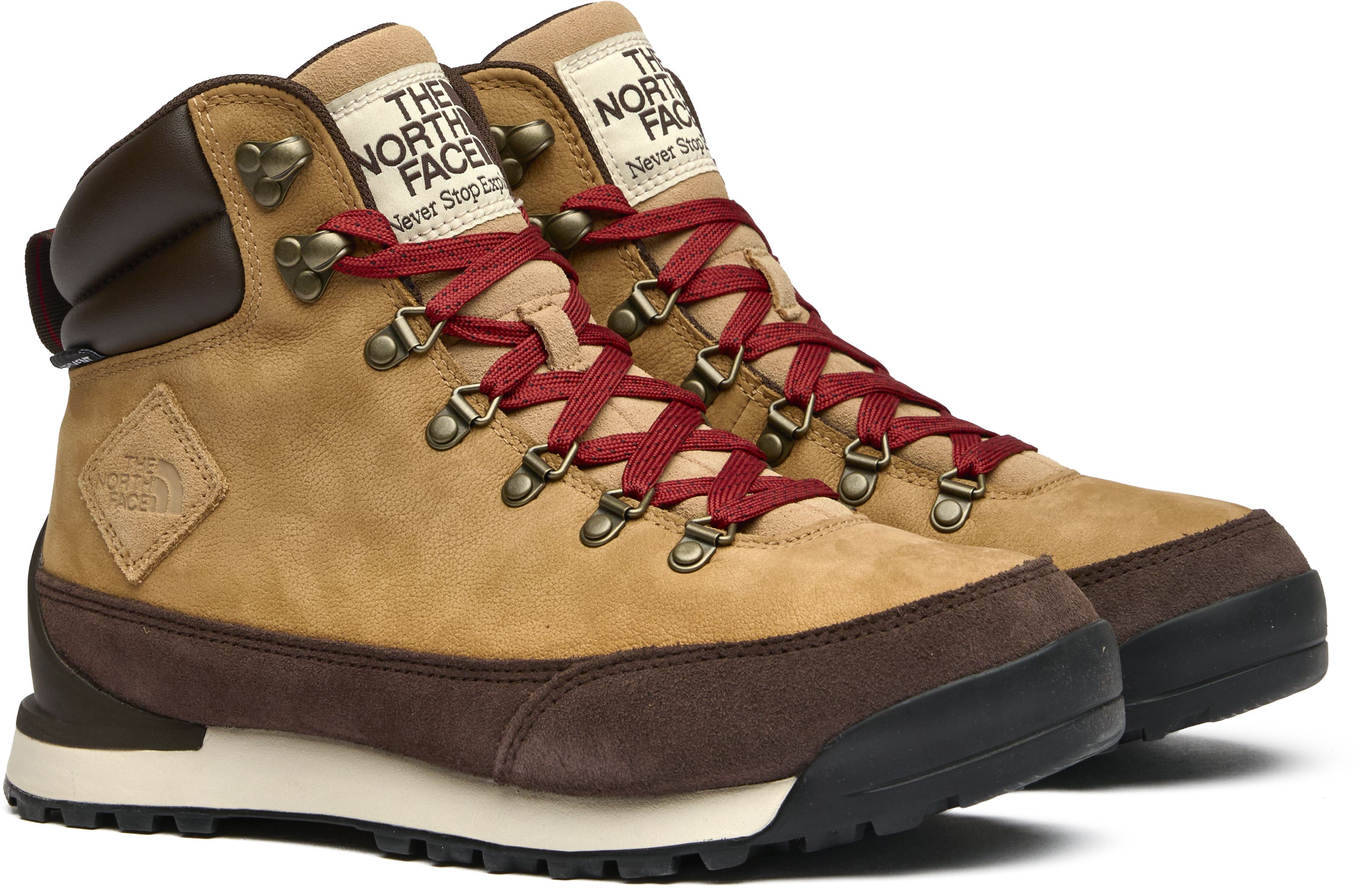 The North Face Back to Berkeley III Sport Men\'s Light Tan and Black Hiking Boots The North Face Back To Berkeley Iv Leather Wp Shoes - brown  main image 4