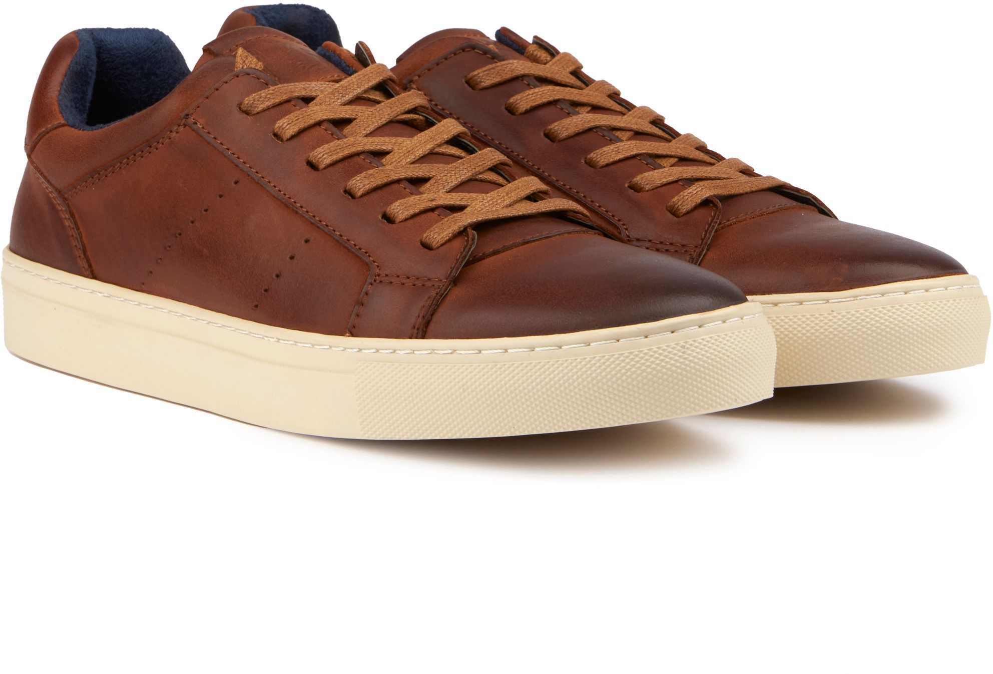 Mens Front Bronx Trainers In Tan Soletrader