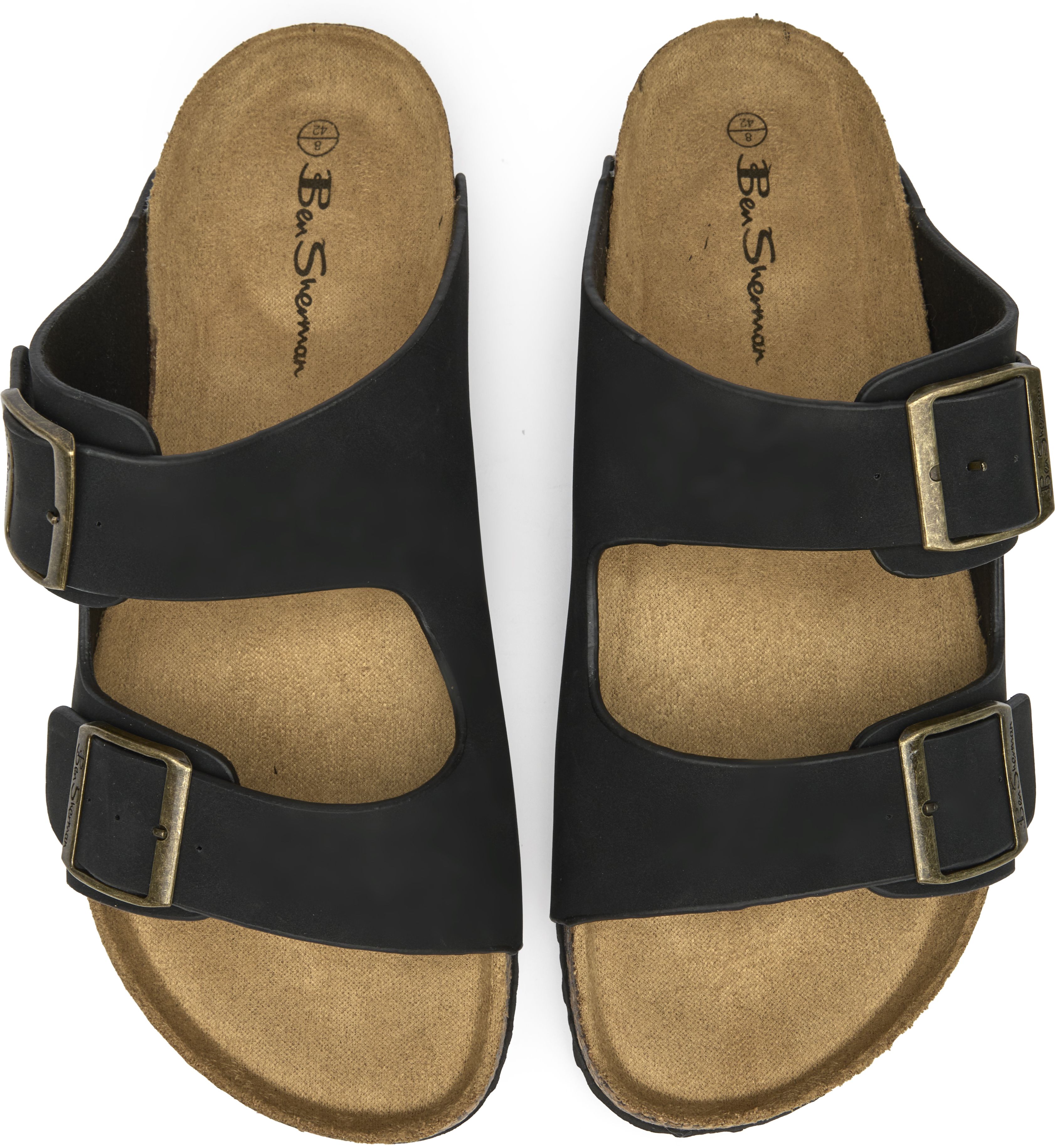 Mens Ben Sherman Tonic Sandals In Black | Soletrader