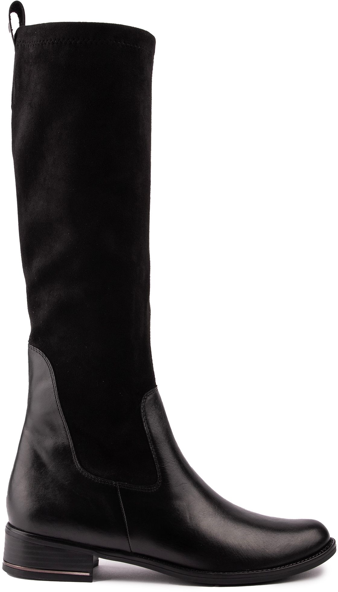 Womens Caprice Stretch Boots In Black Soletrader