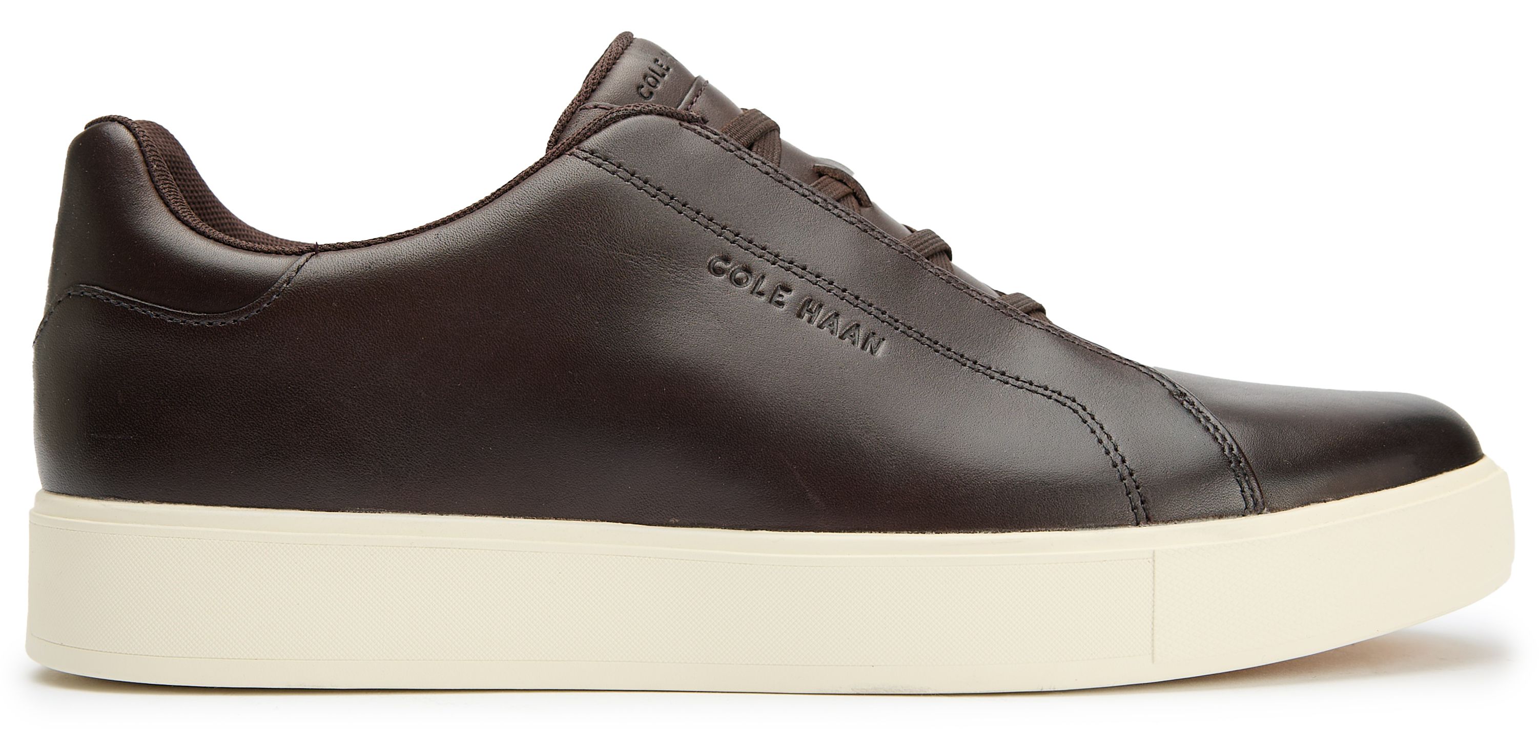 Mens Cole Haan Grand Crosscourt Tennis Sneakers In Dark Brown