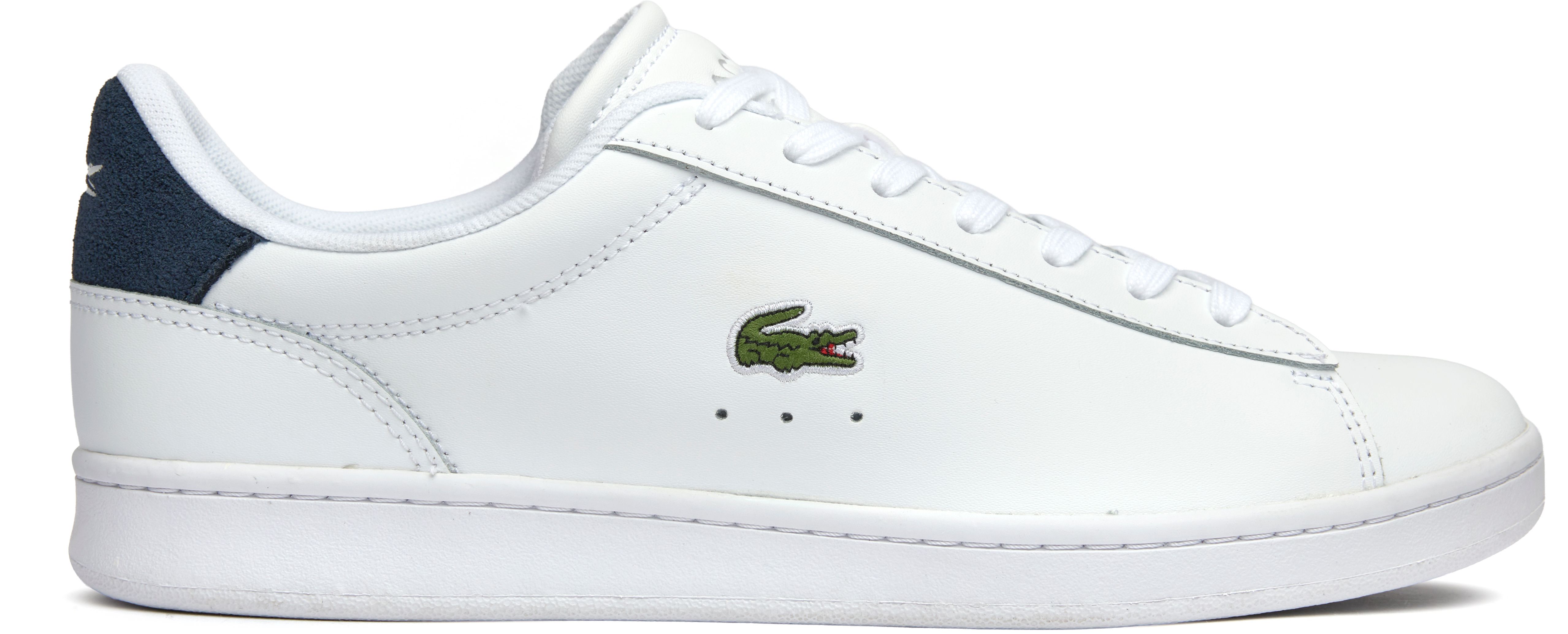 【関税込み】Lacoste ホワイト Carnaby Set レザースニーカー Mens Lacoste Carnaby Set Sneakers In White | Soletrader