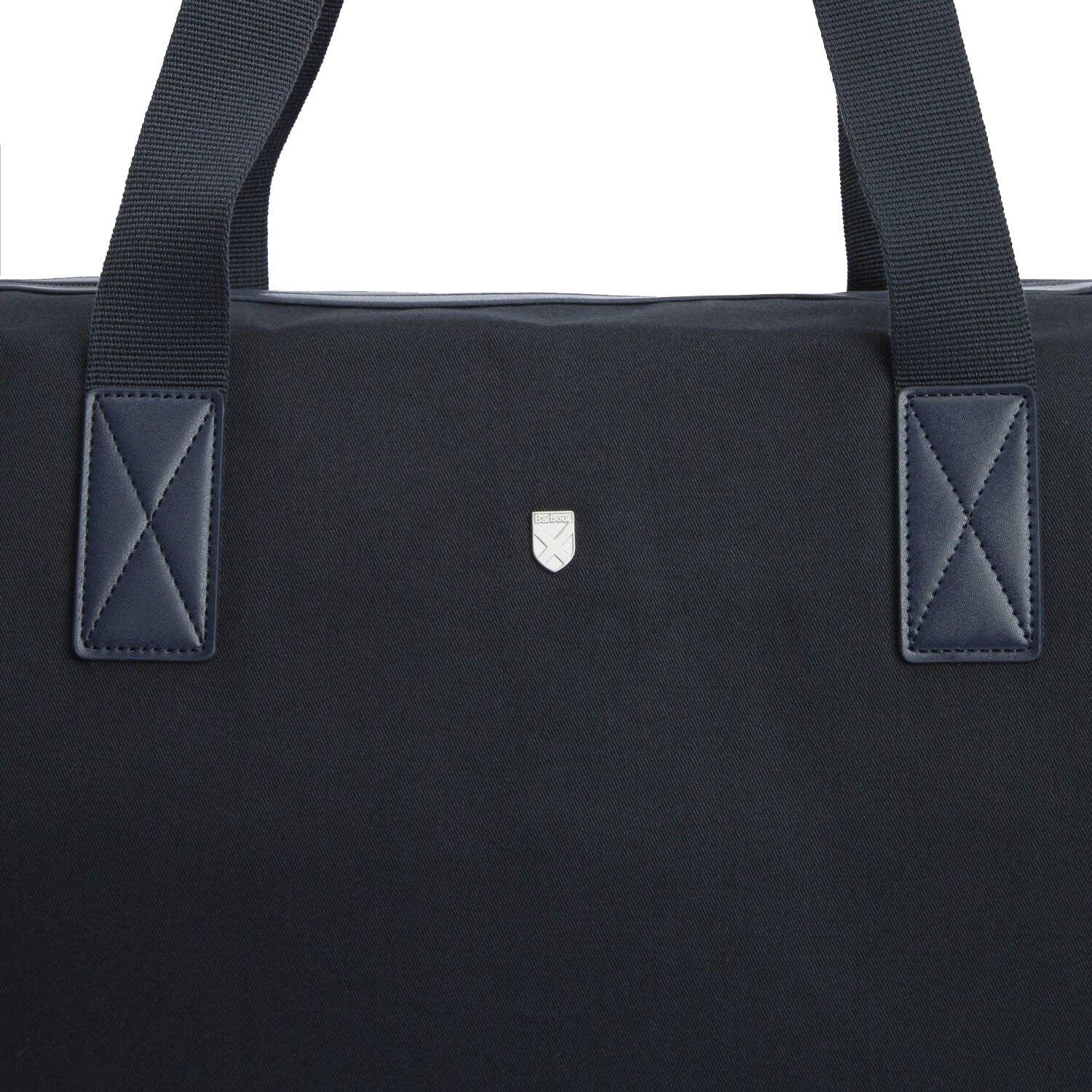 Mens Barbour Cascade City Holdall In Navy Blue | Soletrader