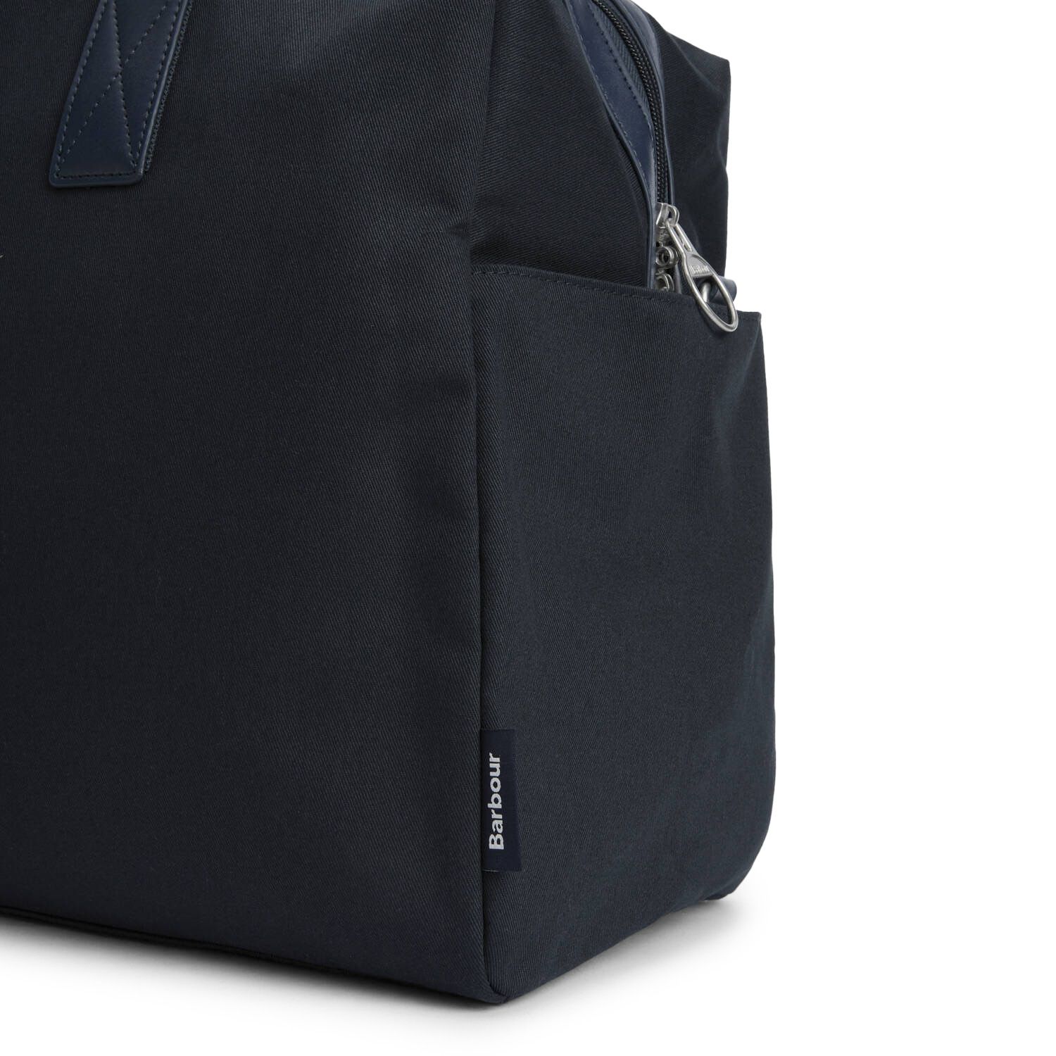 Mens Barbour Cascade City Holdall In Navy Blue | Soletrader
