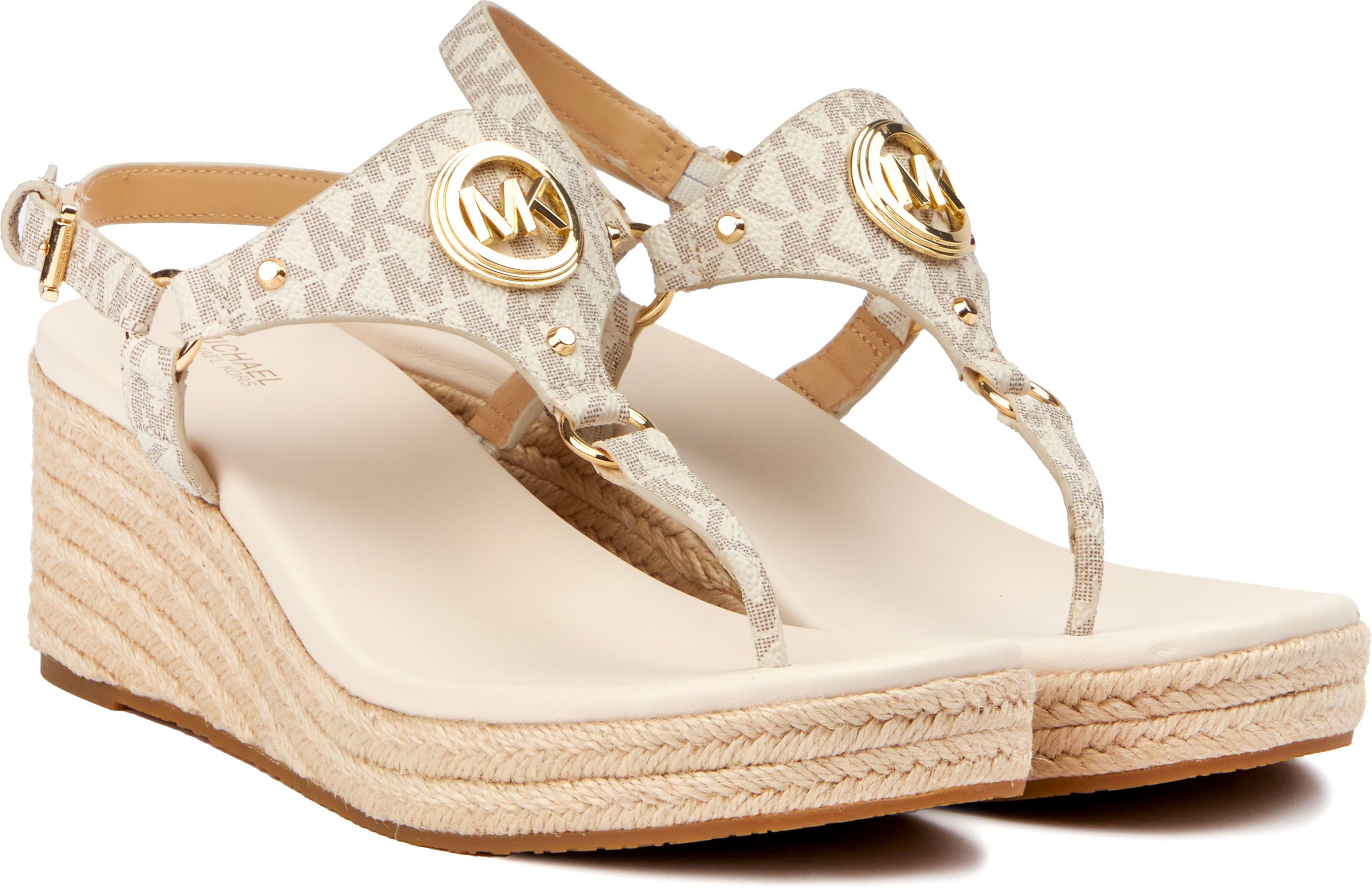 Michael kors white sandals deals