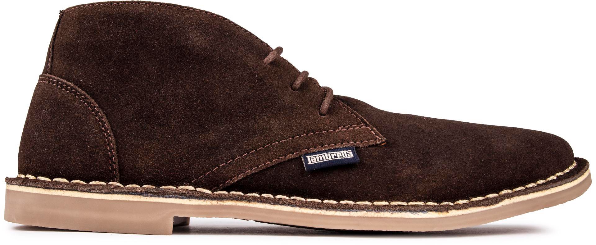 Mens Lambretta Chiswick Boots In Brown Soletrader