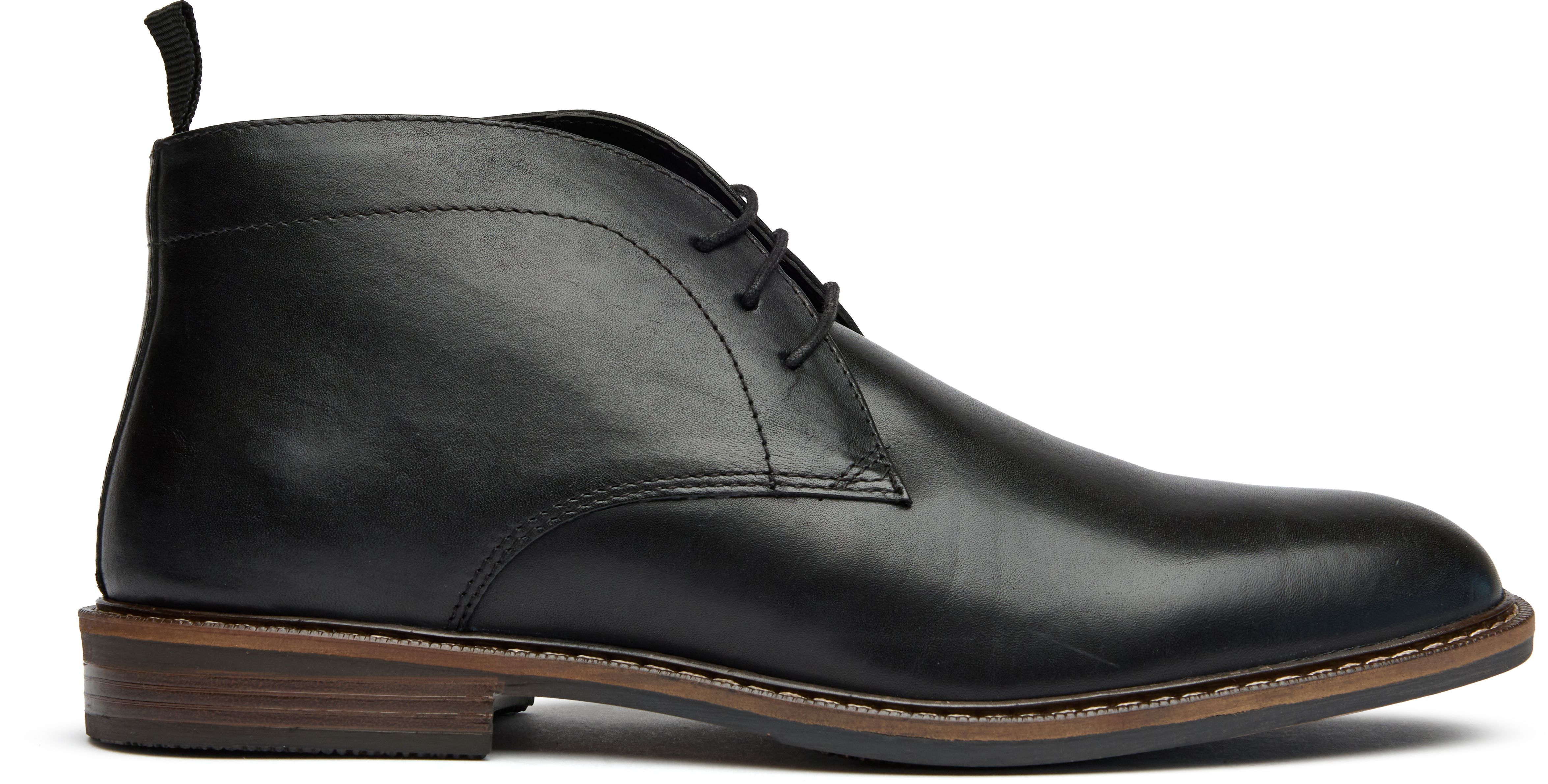 mens dress chukka boots black Men's Scout Chukka Boot In Black Leather
