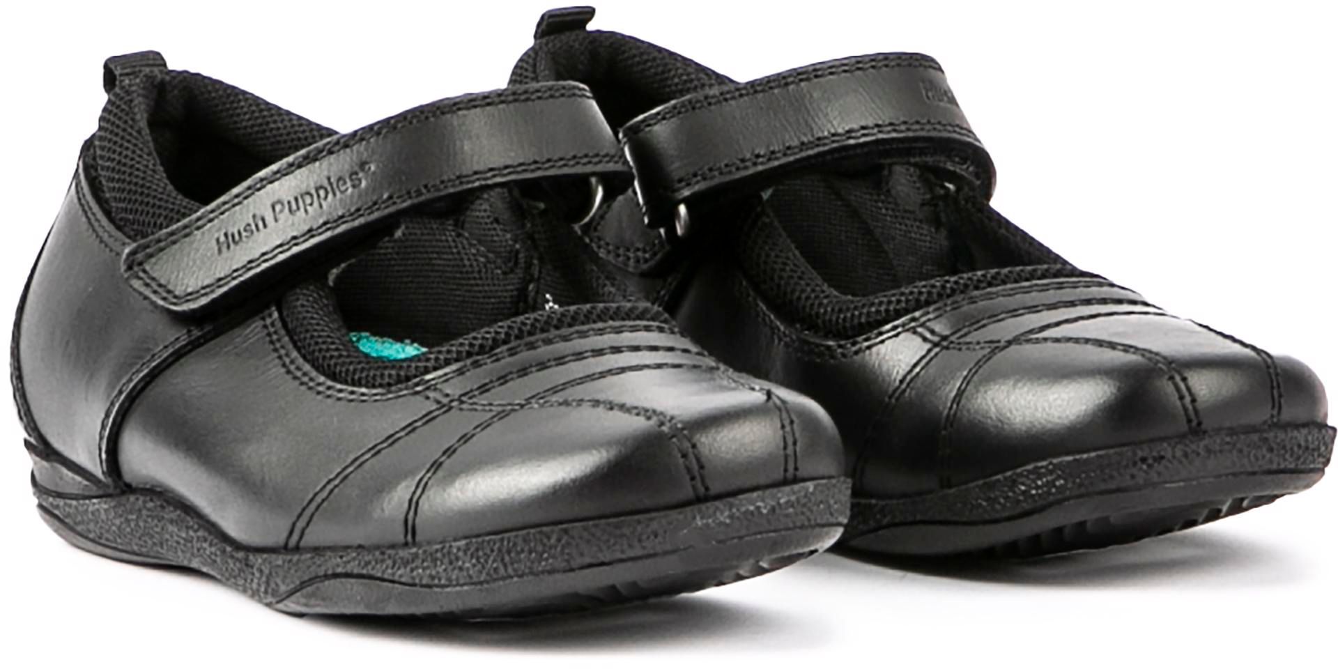 Infants Hush Puppies Clara Shoes Infants In Black Soletrader